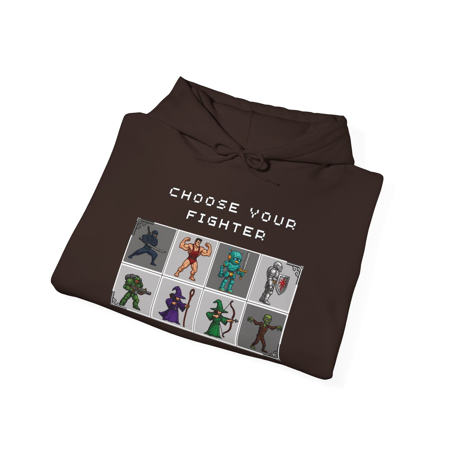 Choose Your Fighter Hoodie (16-Bit Colour Edition)