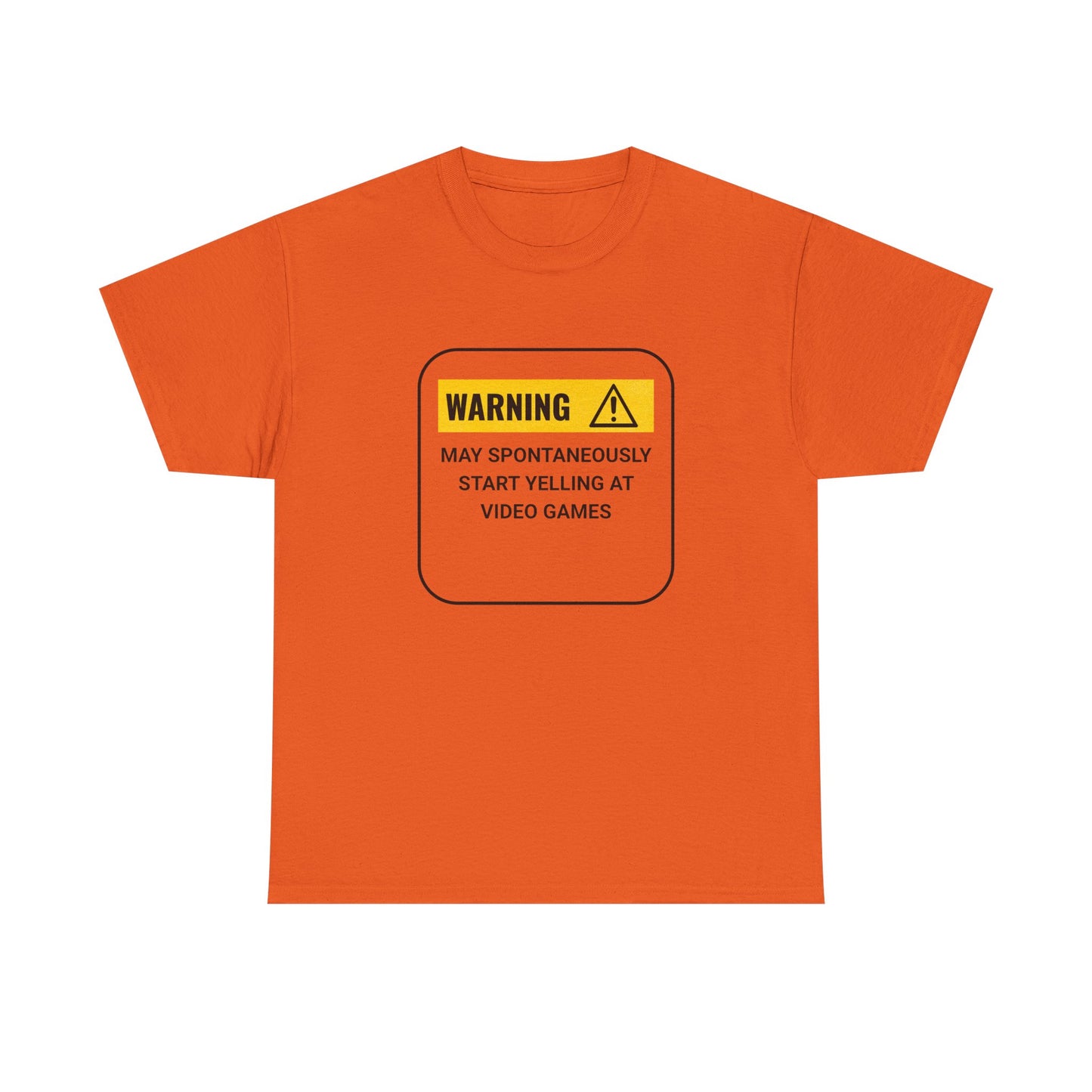 Funny Gamer Warning T‑Shirt – Light