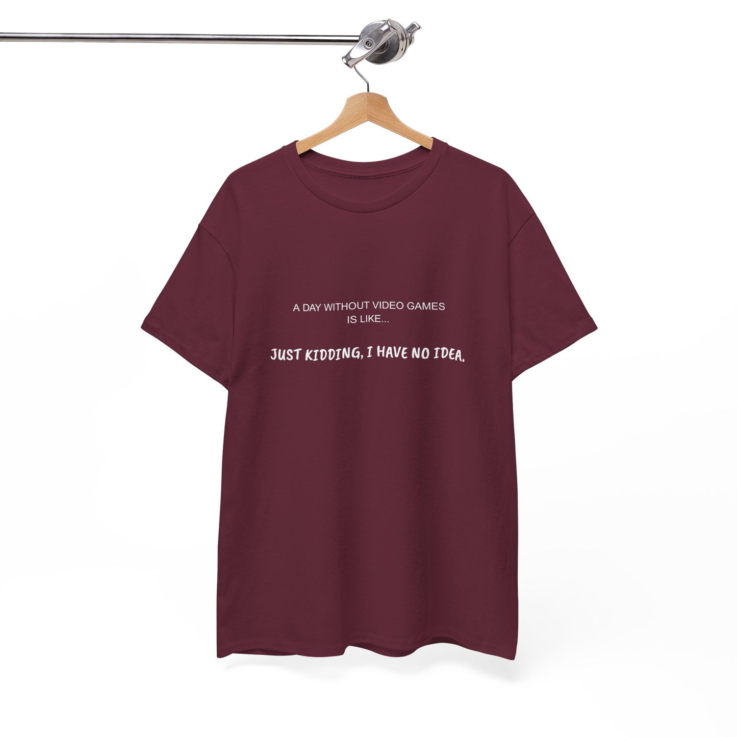 A Day Without Video Games T‑Shirt – Dark