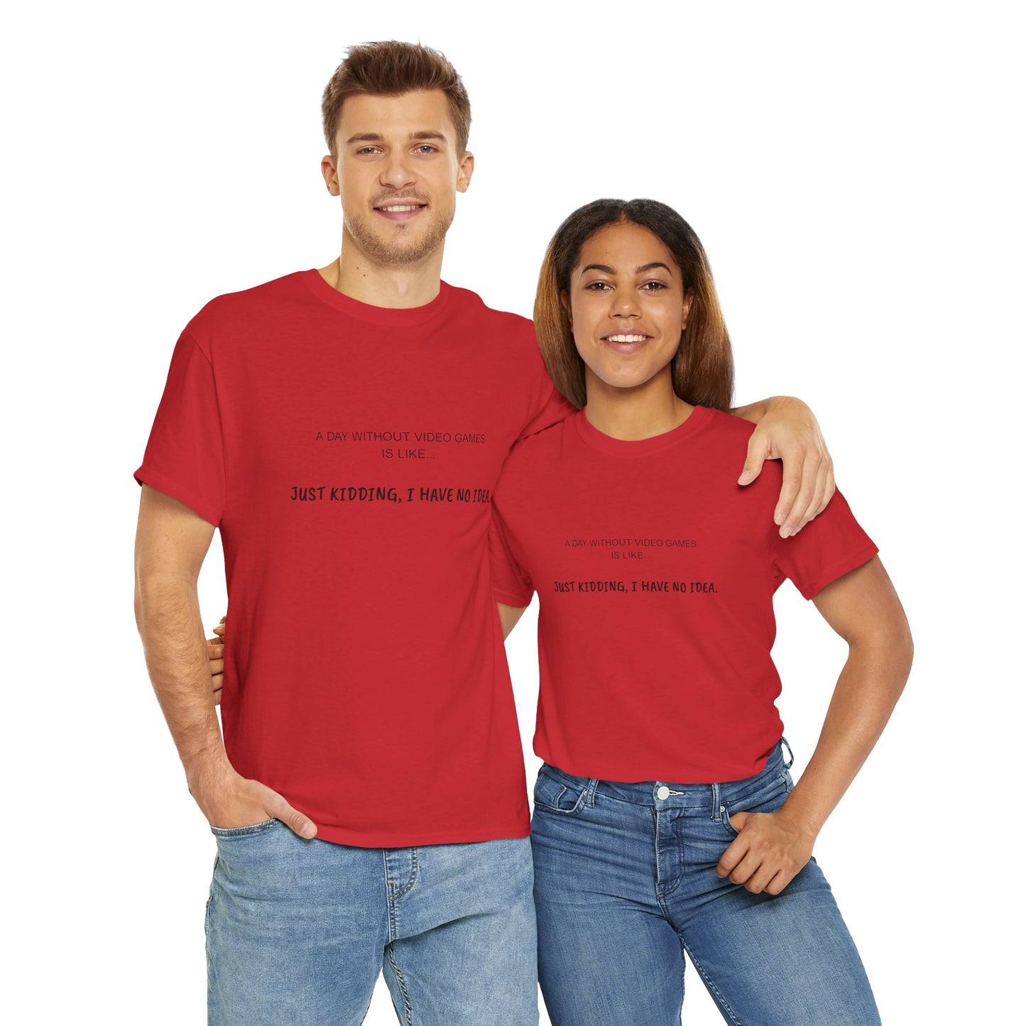 A Day Without Video Games T‑Shirt – Light