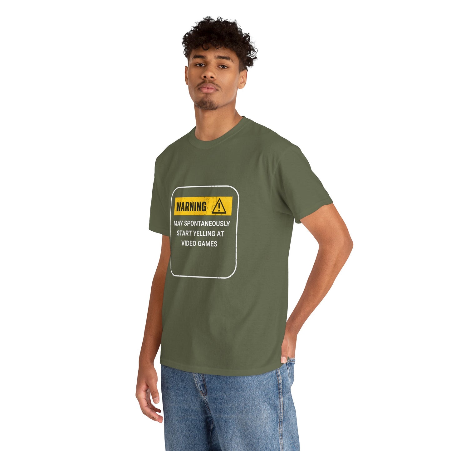 Funny Gamer Warning T‑Shirt – Dark