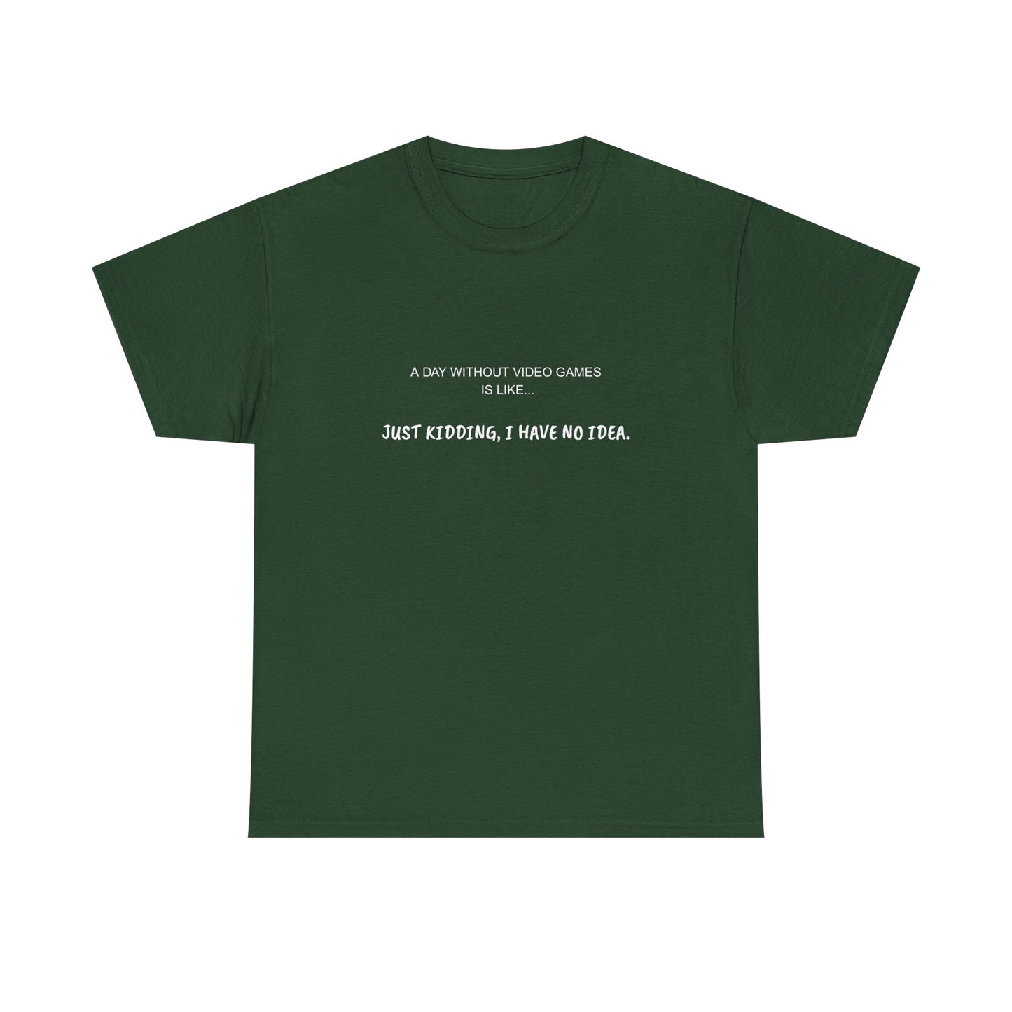 A Day Without Video Games T‑Shirt – Dark