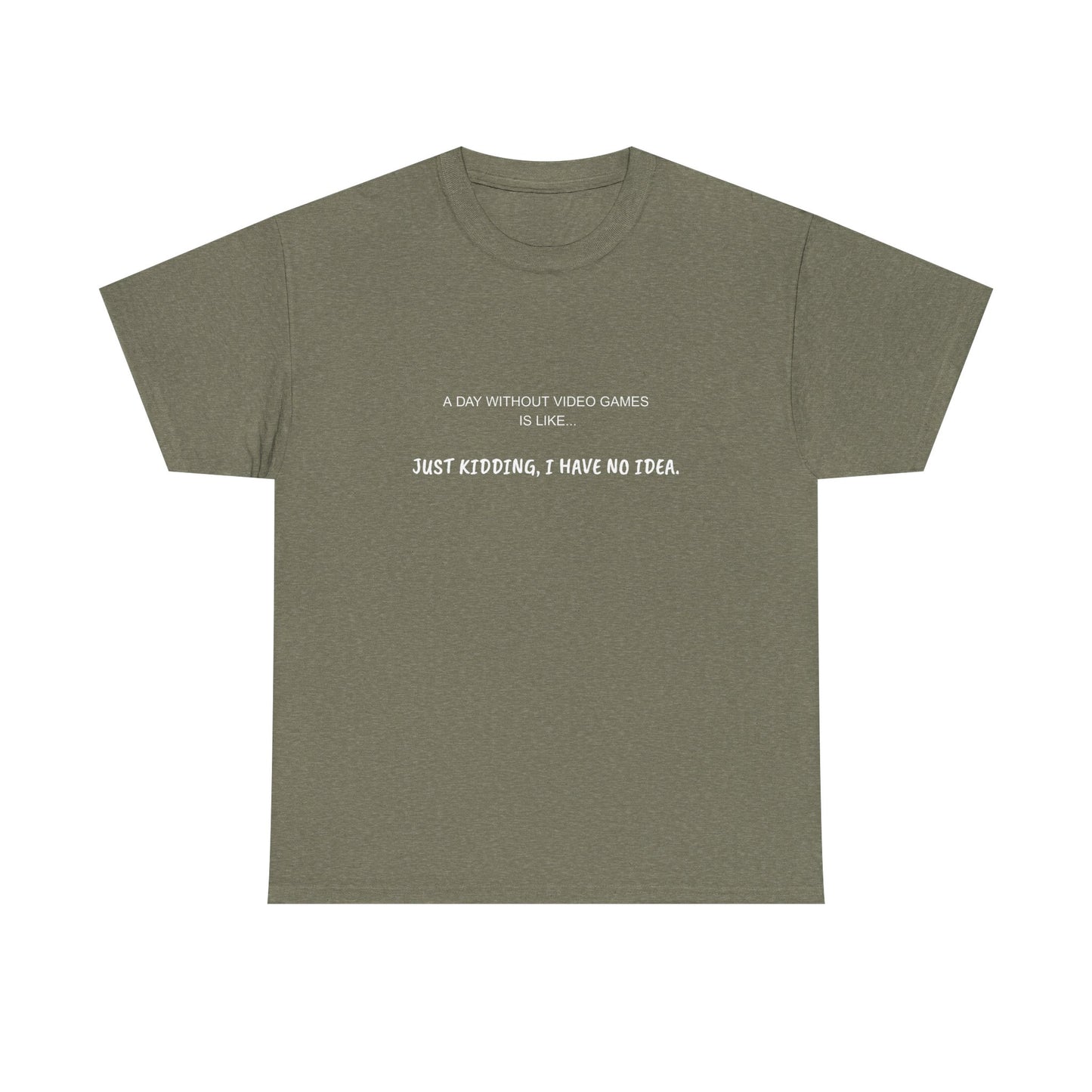 A Day Without Video Games T‑Shirt – Dark