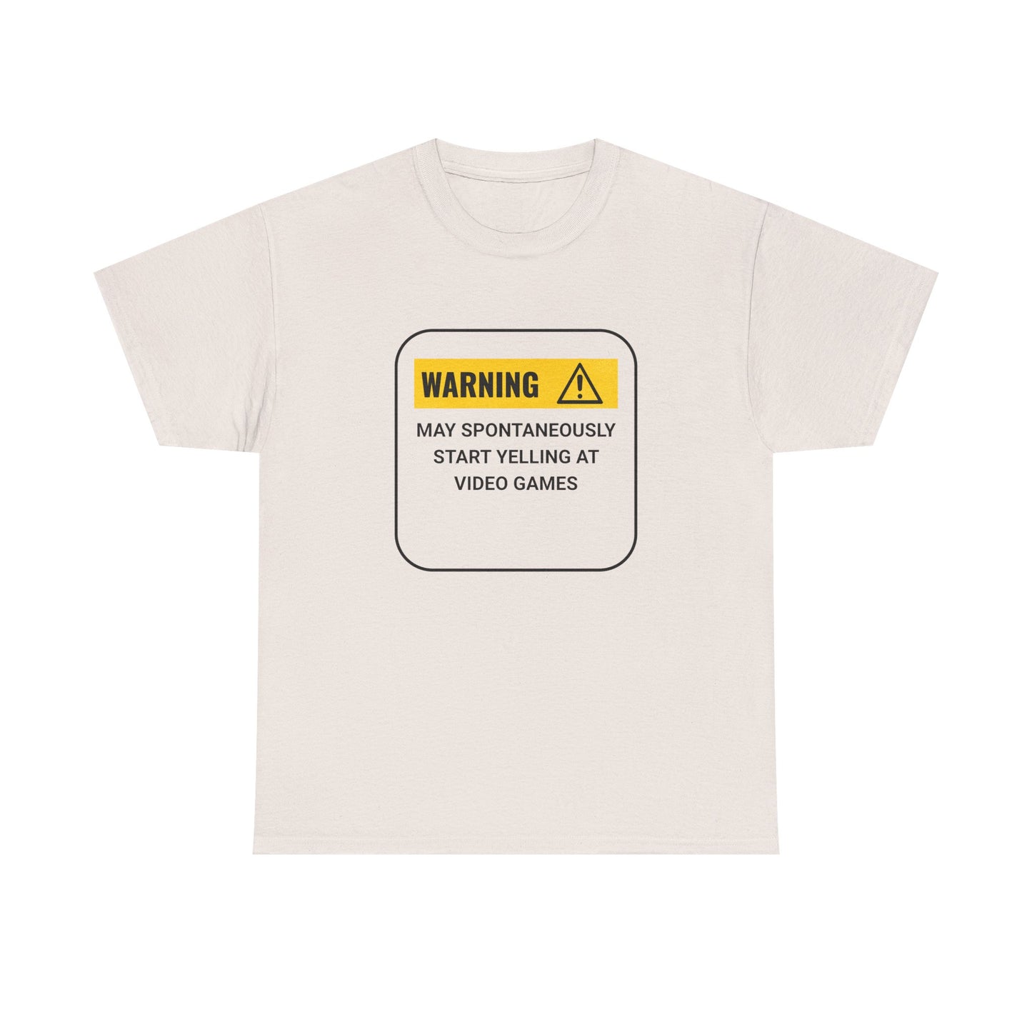 Funny Gamer Warning T‑Shirt – Light