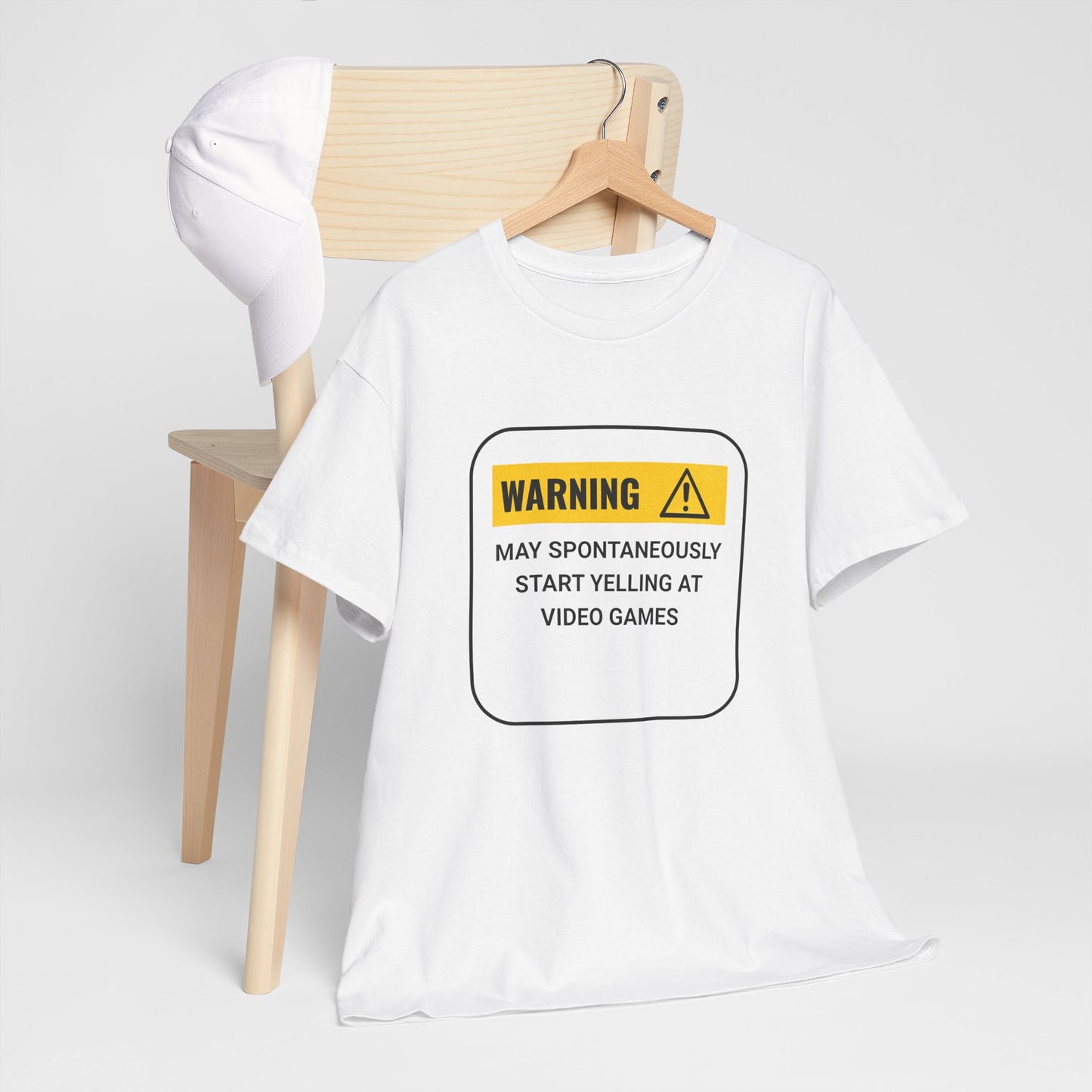Funny Gamer Warning T‑Shirt – Light