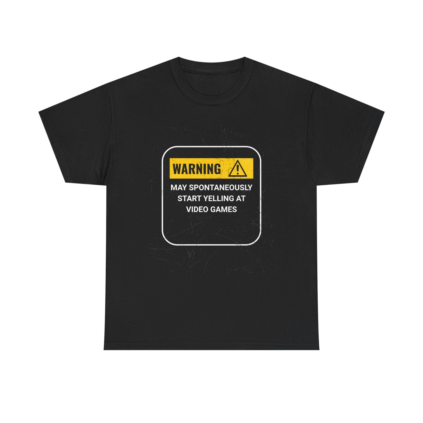 Funny Gamer Warning T‑Shirt – Dark