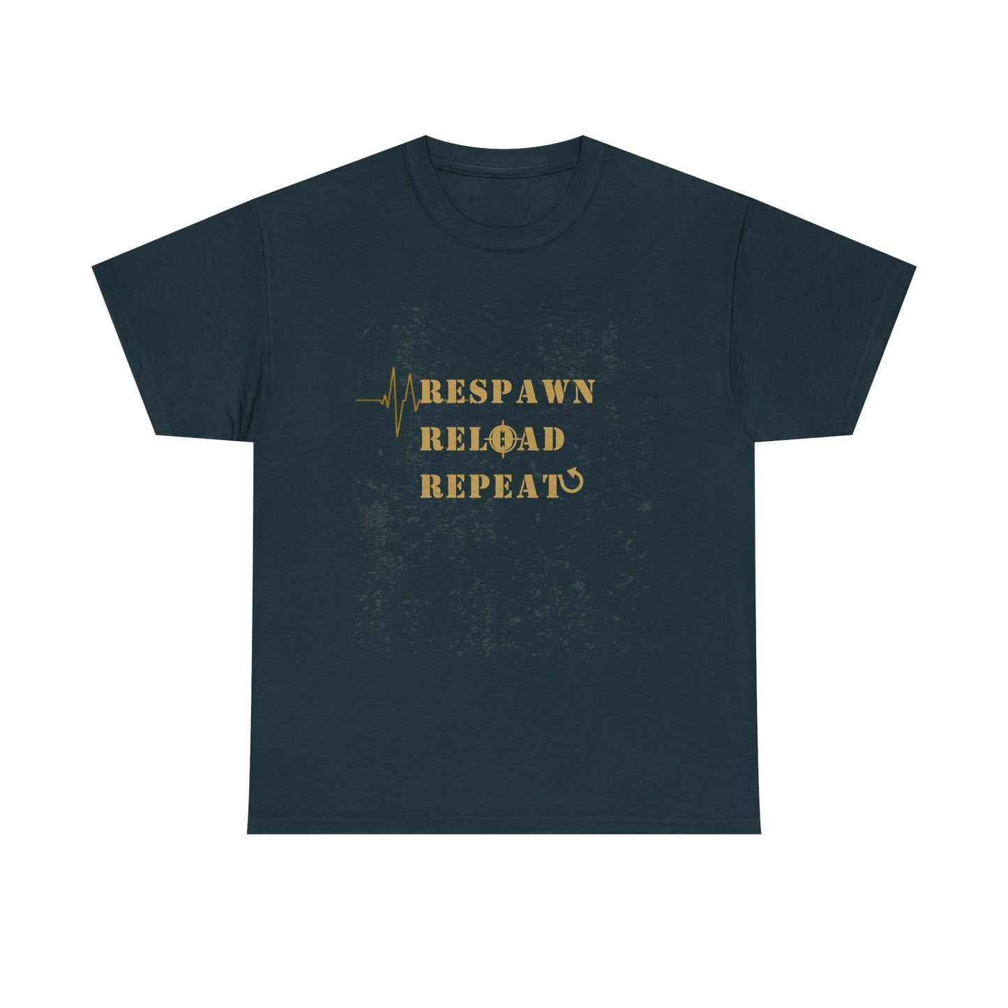 Respawn Reload Repeat T‑Shirt – Dark