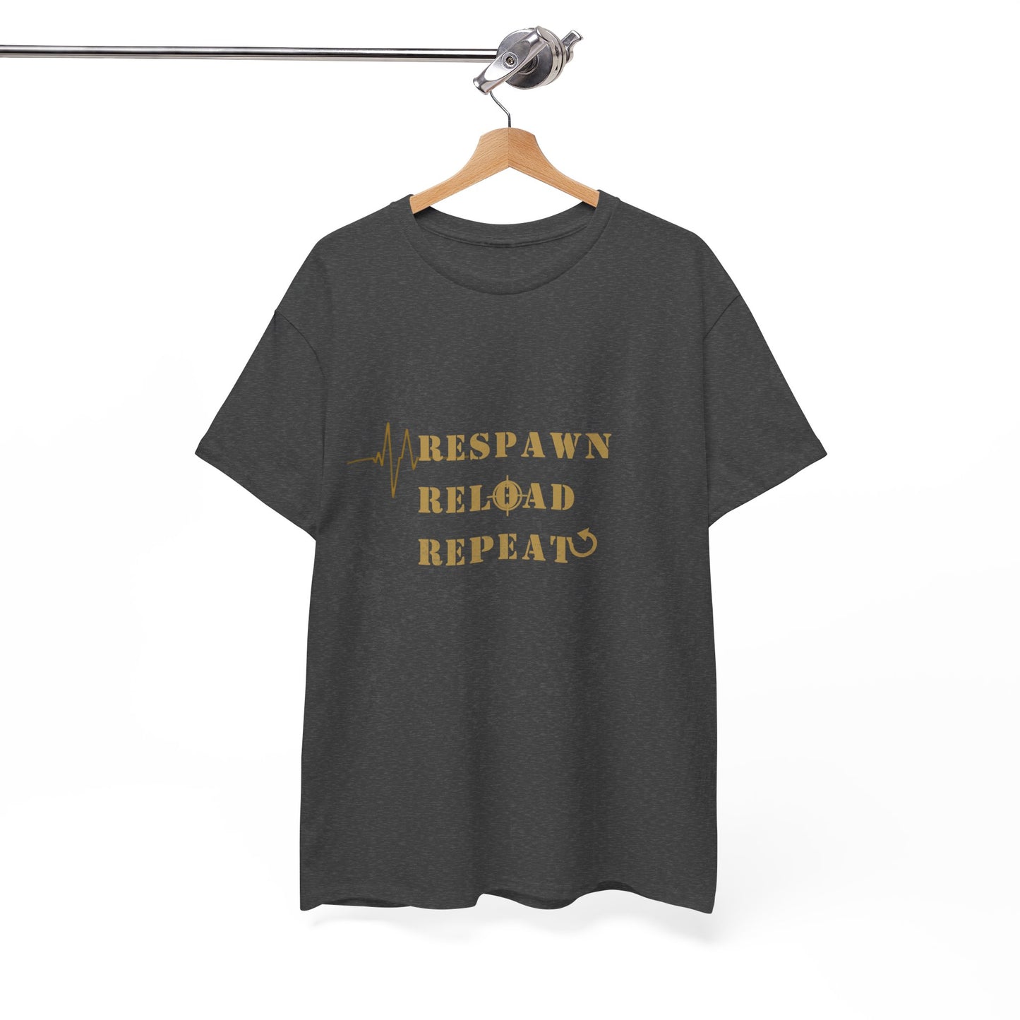 Respawn Reload Repeat T‑Shirt – Dark