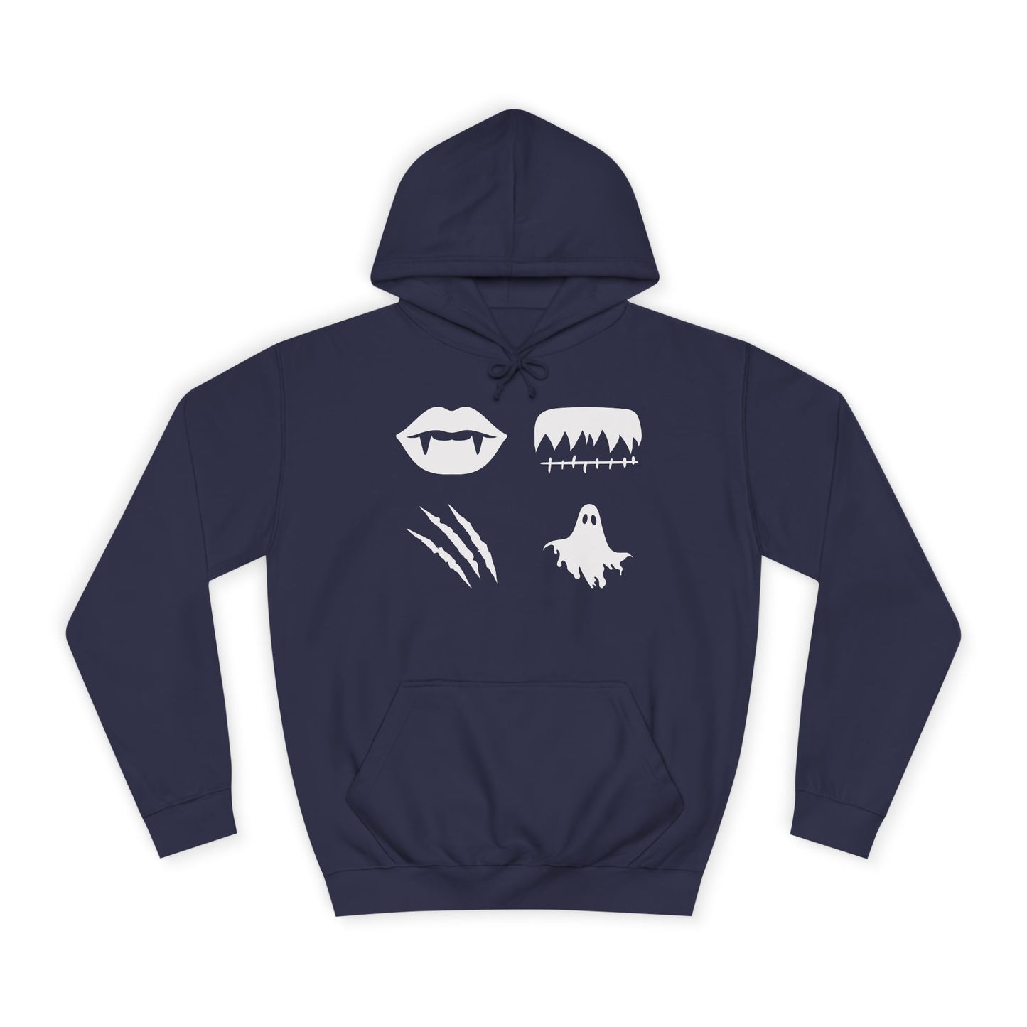 Minimalist Horror Icons Hoodie