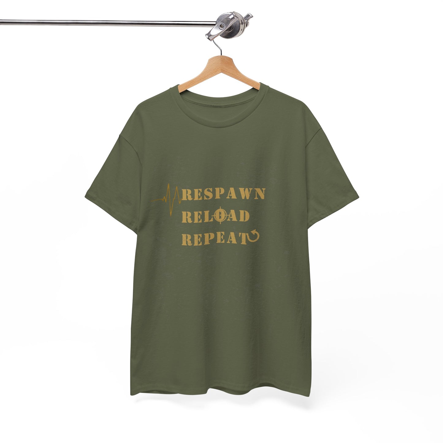 Respawn Reload Repeat T‑Shirt – Dark