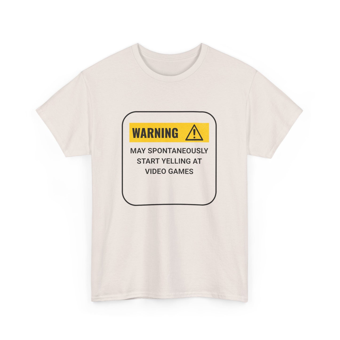 Funny Gamer Warning T‑Shirt – Light