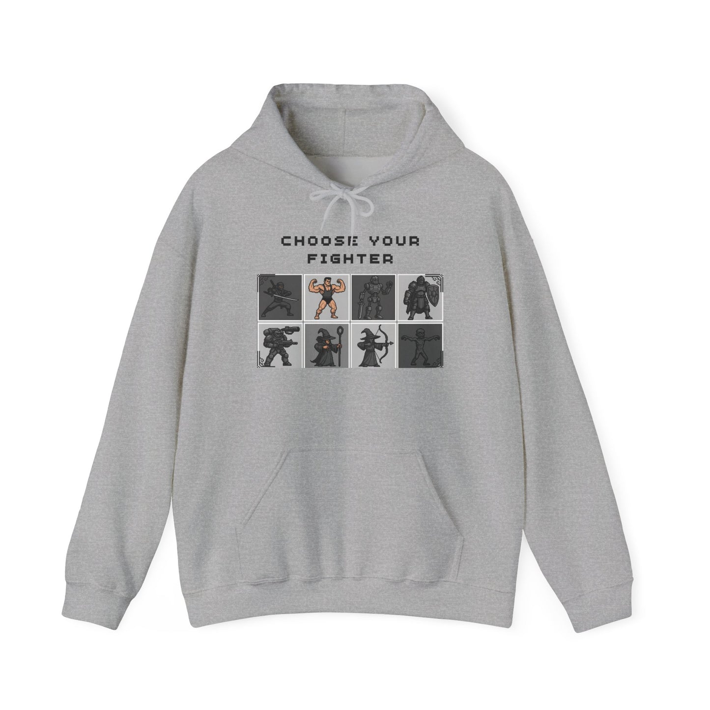 Choose Your Fighter Hoodie (Monochrome Edition)