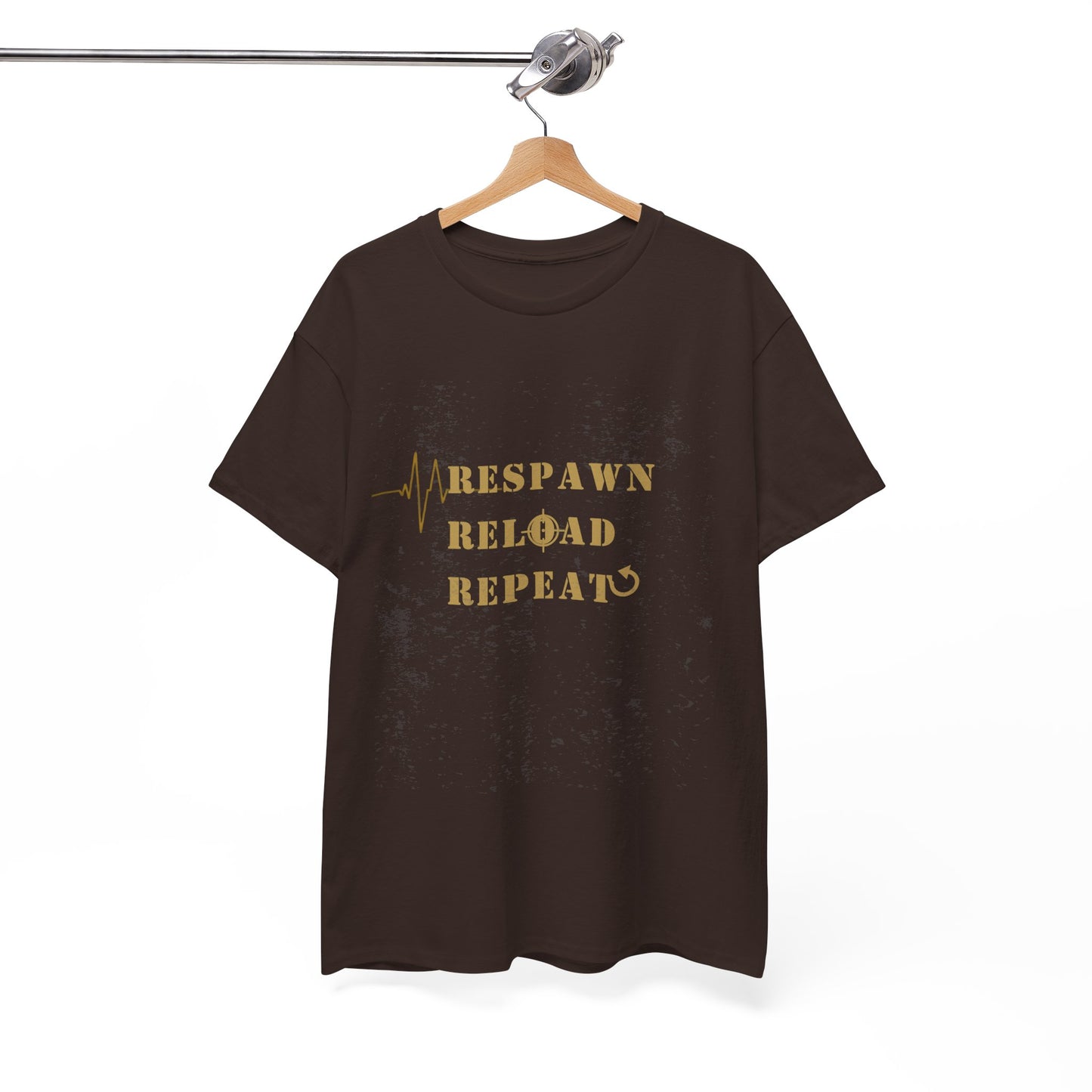 Respawn Reload Repeat T‑Shirt – Dark