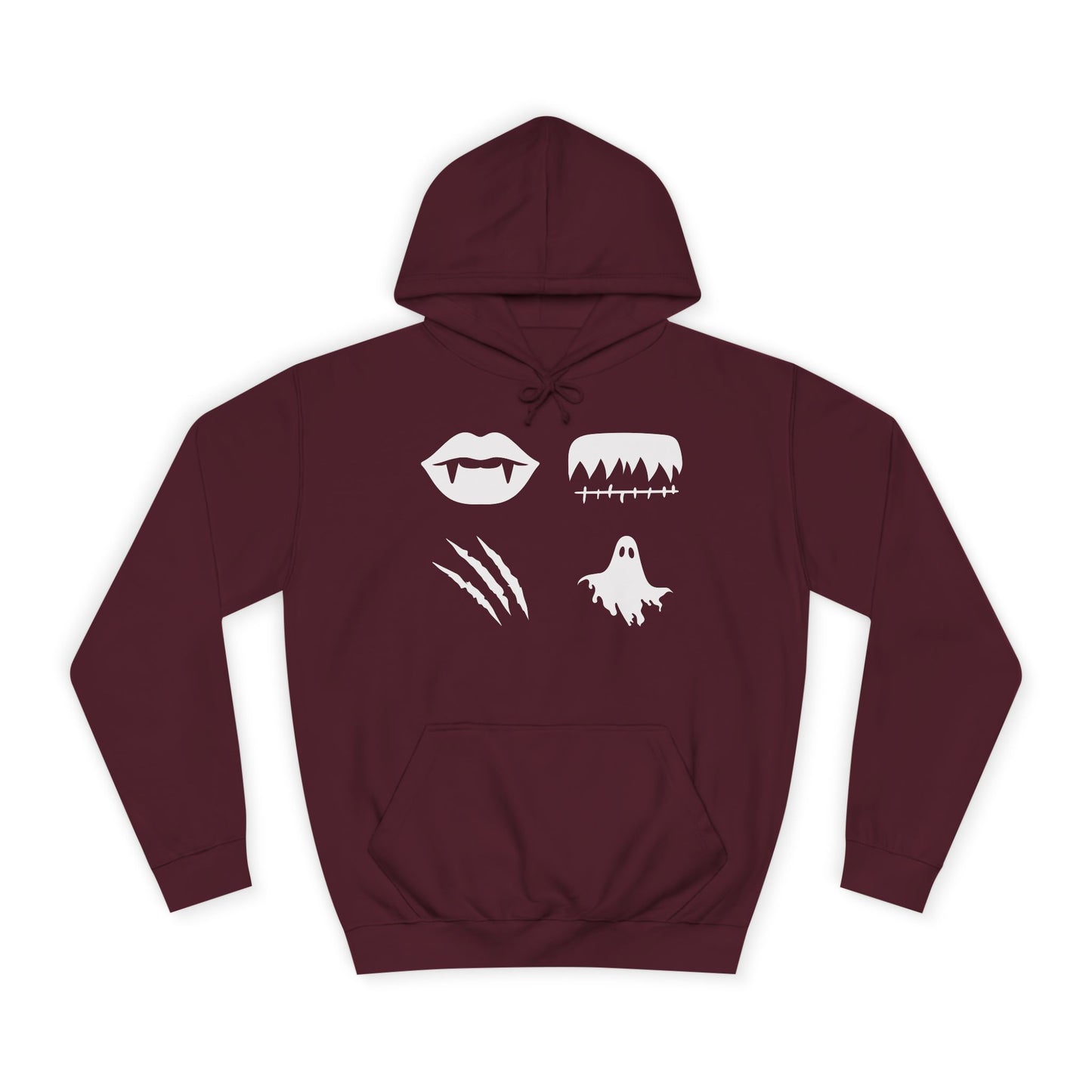 Minimalist Horror Icons Hoodie