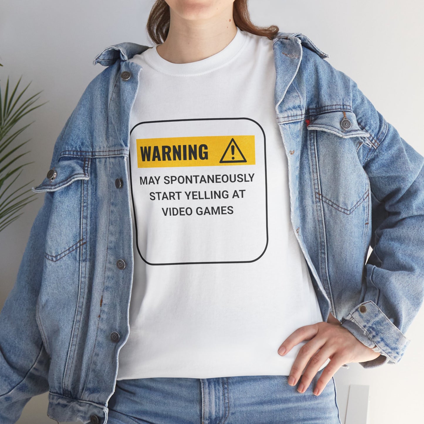 Funny Gamer Warning T‑Shirt – Light