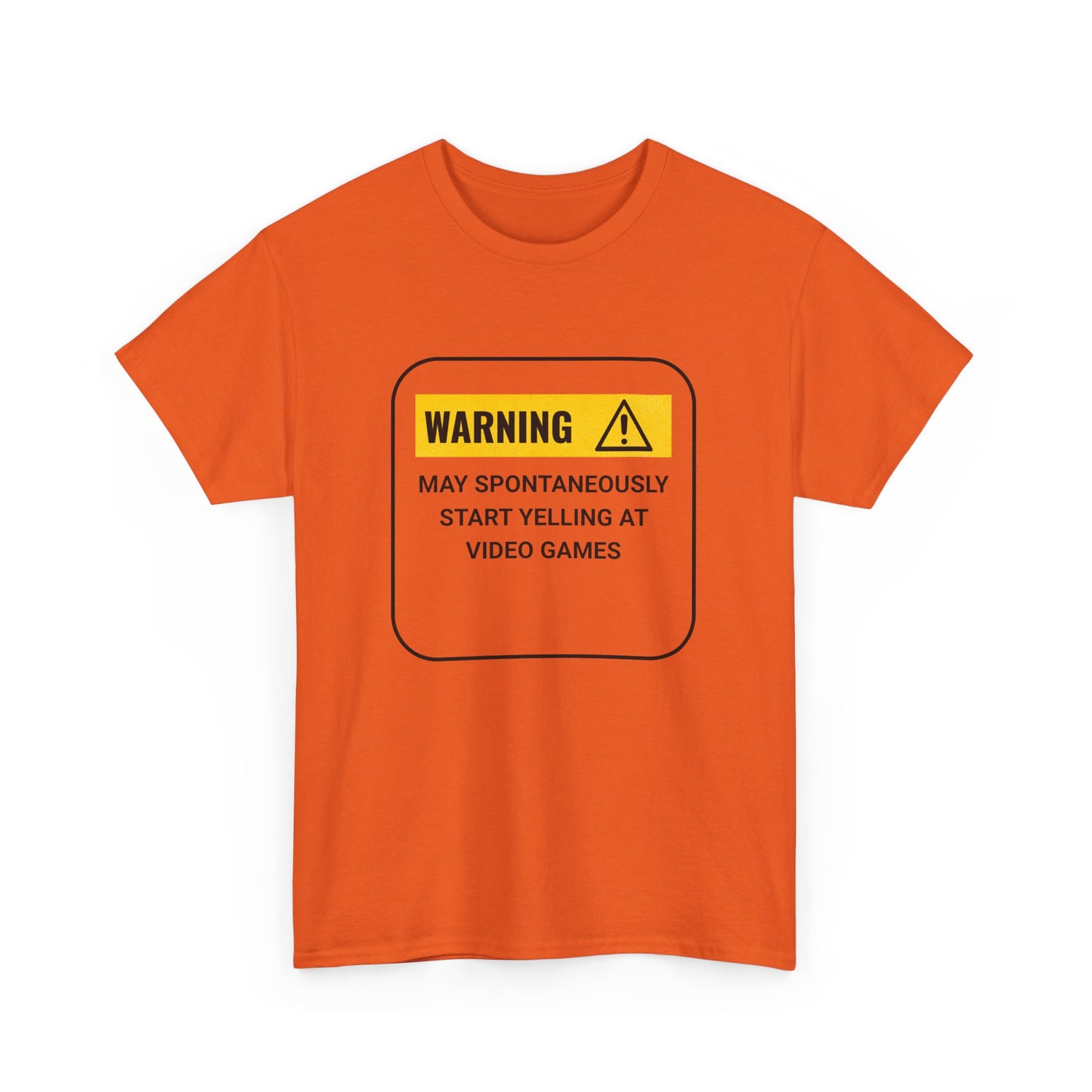 Funny Gamer Warning T‑Shirt – Light