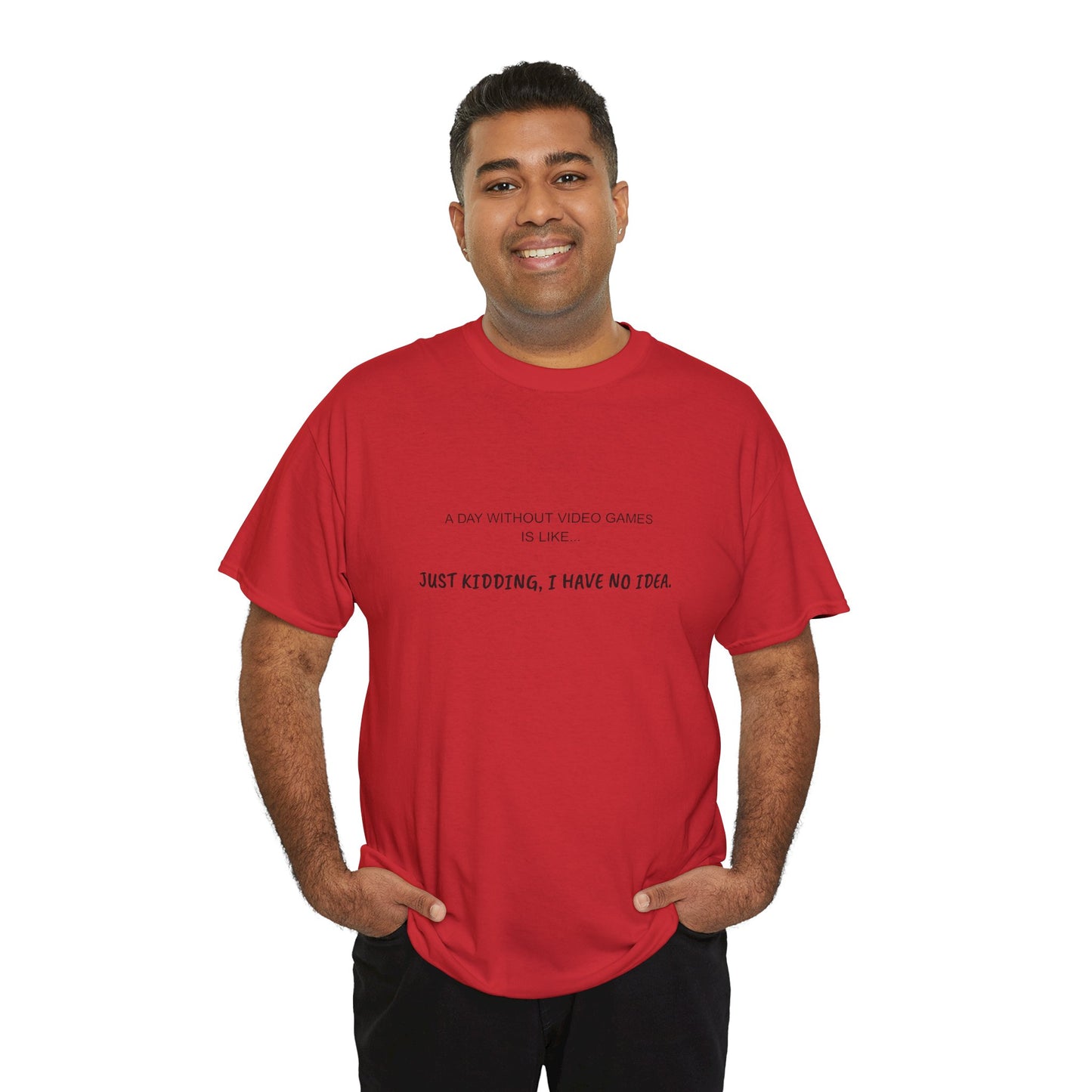 A Day Without Video Games T‑Shirt – Light