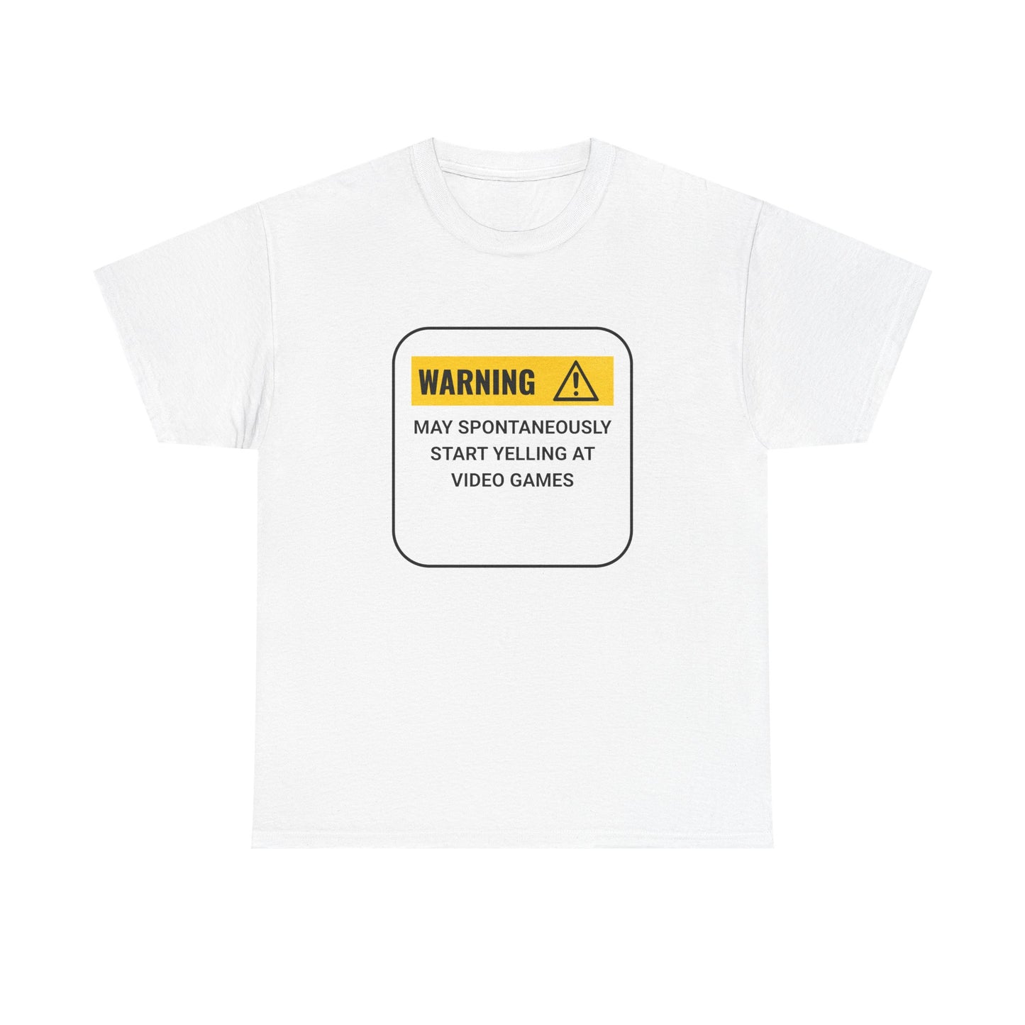 Funny Gamer Warning T‑Shirt – Light