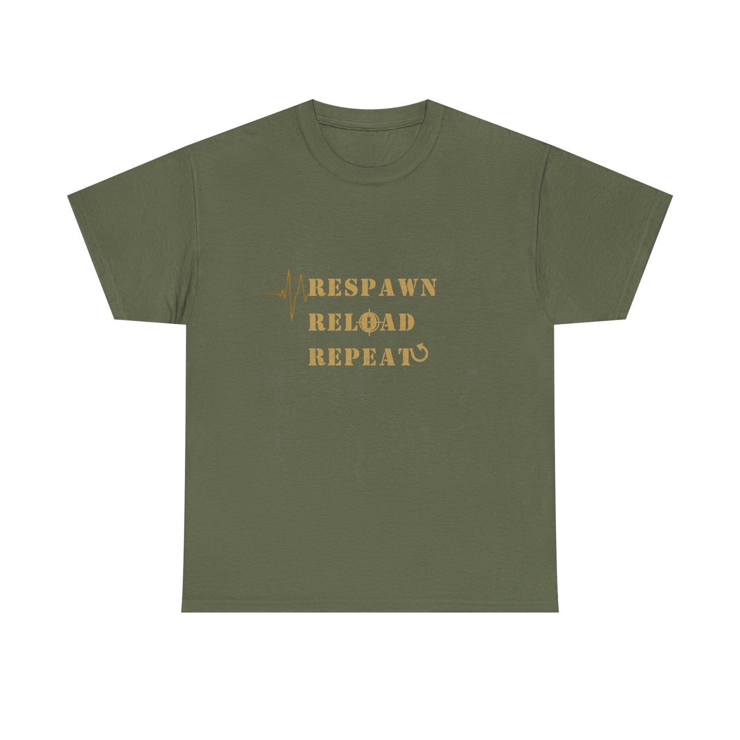 Respawn Reload Repeat T‑Shirt – Dark