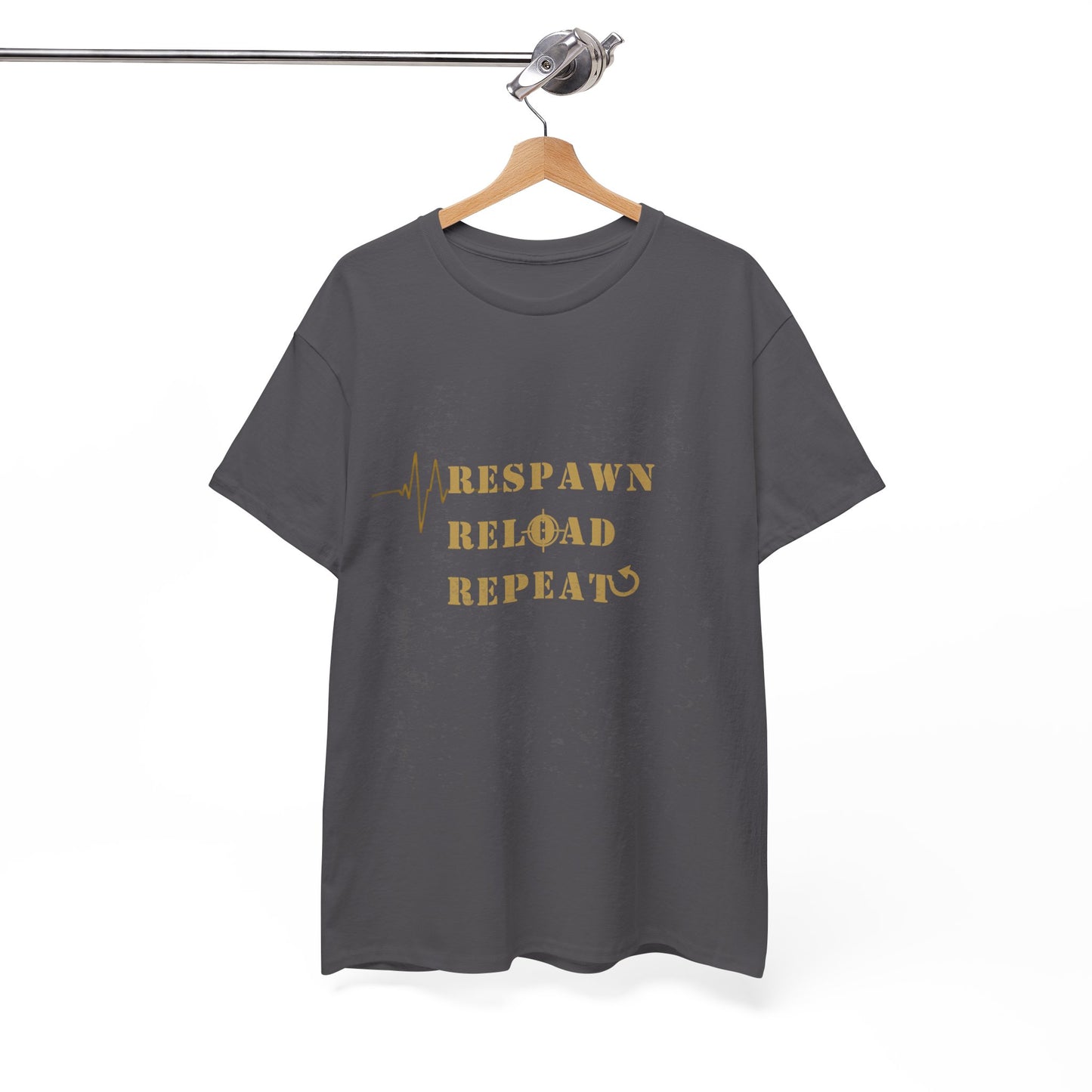 Respawn Reload Repeat T‑Shirt – Dark
