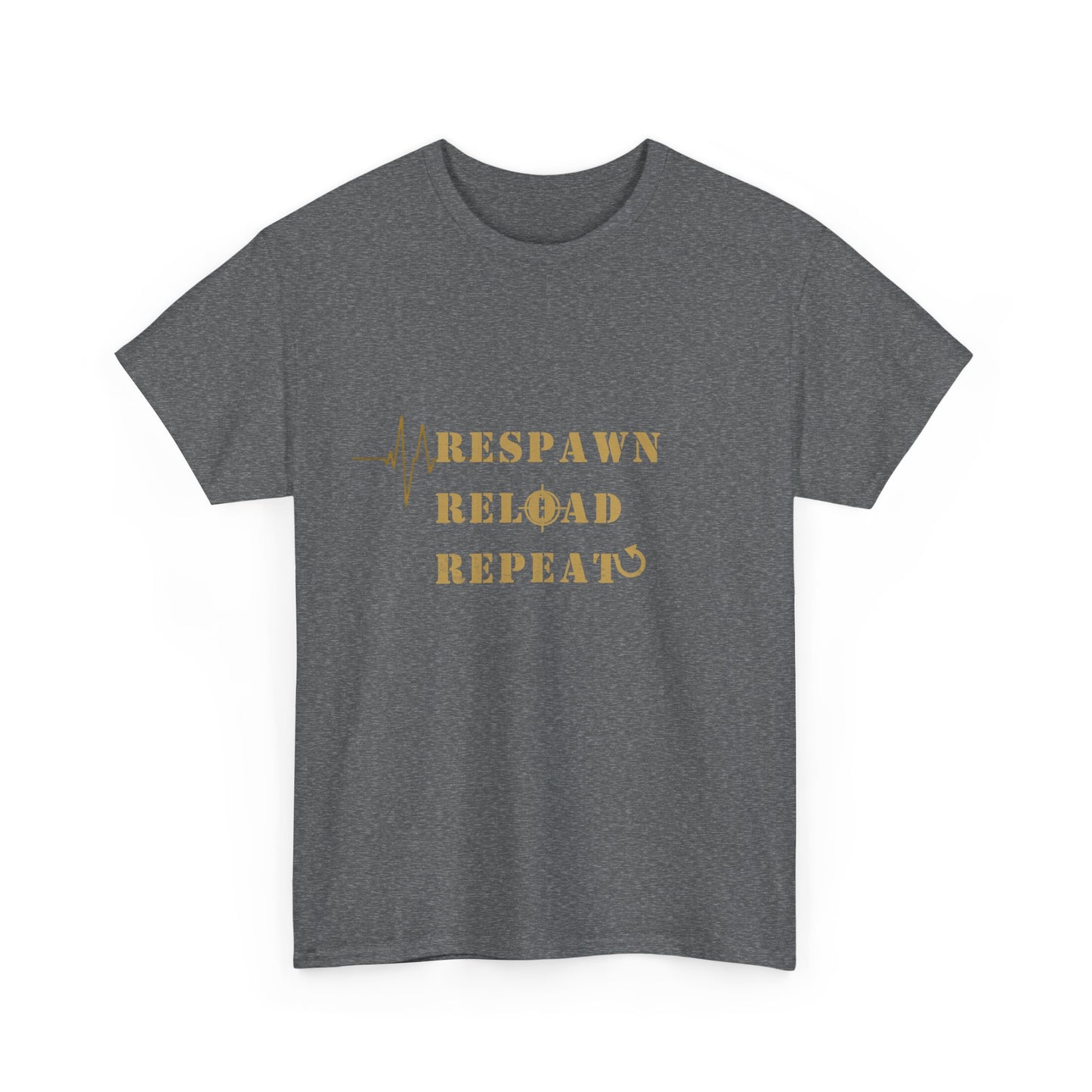 Respawn Reload Repeat T‑Shirt – Dark
