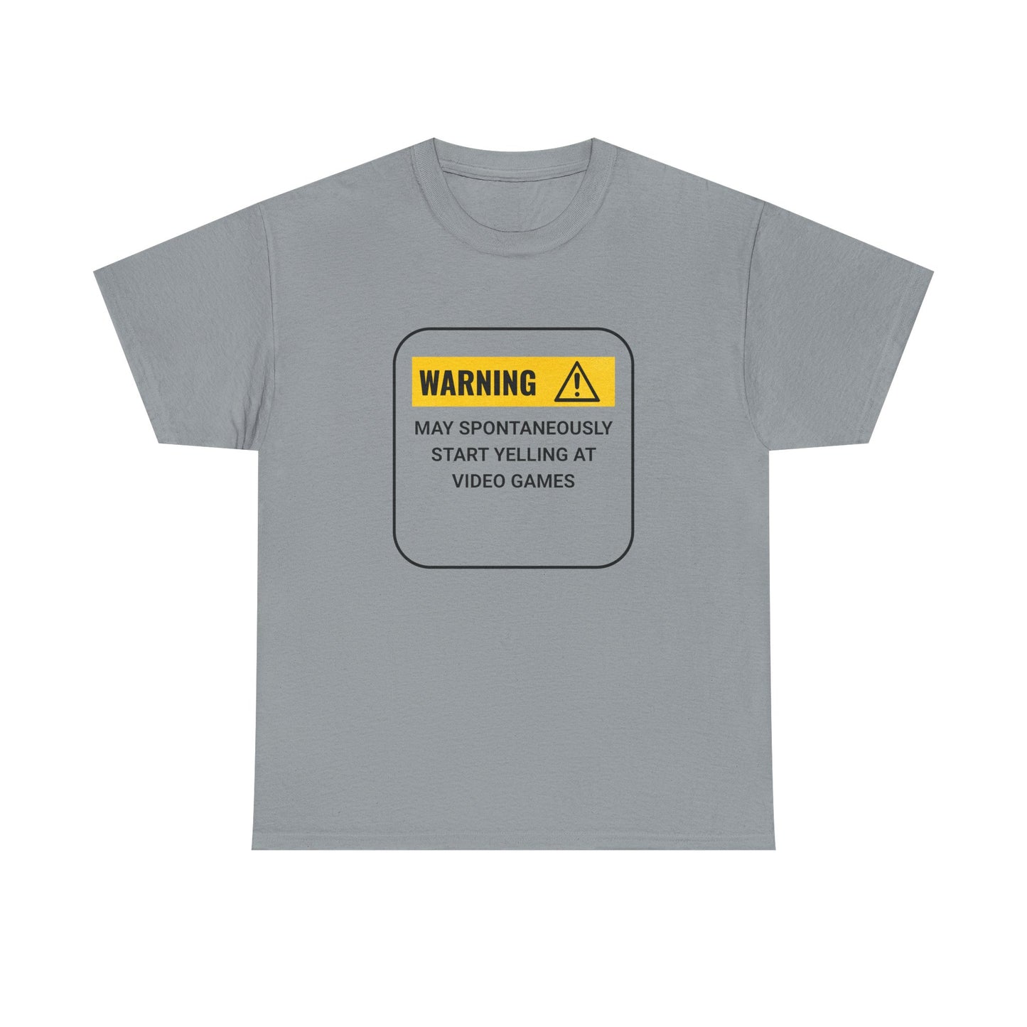Funny Gamer Warning T‑Shirt – Light