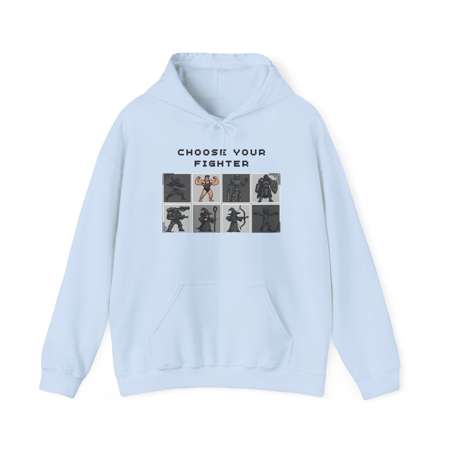Choose Your Fighter Hoodie (Monochrome Edition)