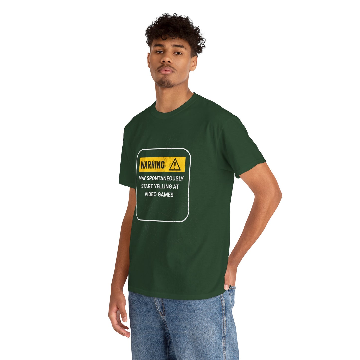 Funny Gamer Warning T‑Shirt – Dark