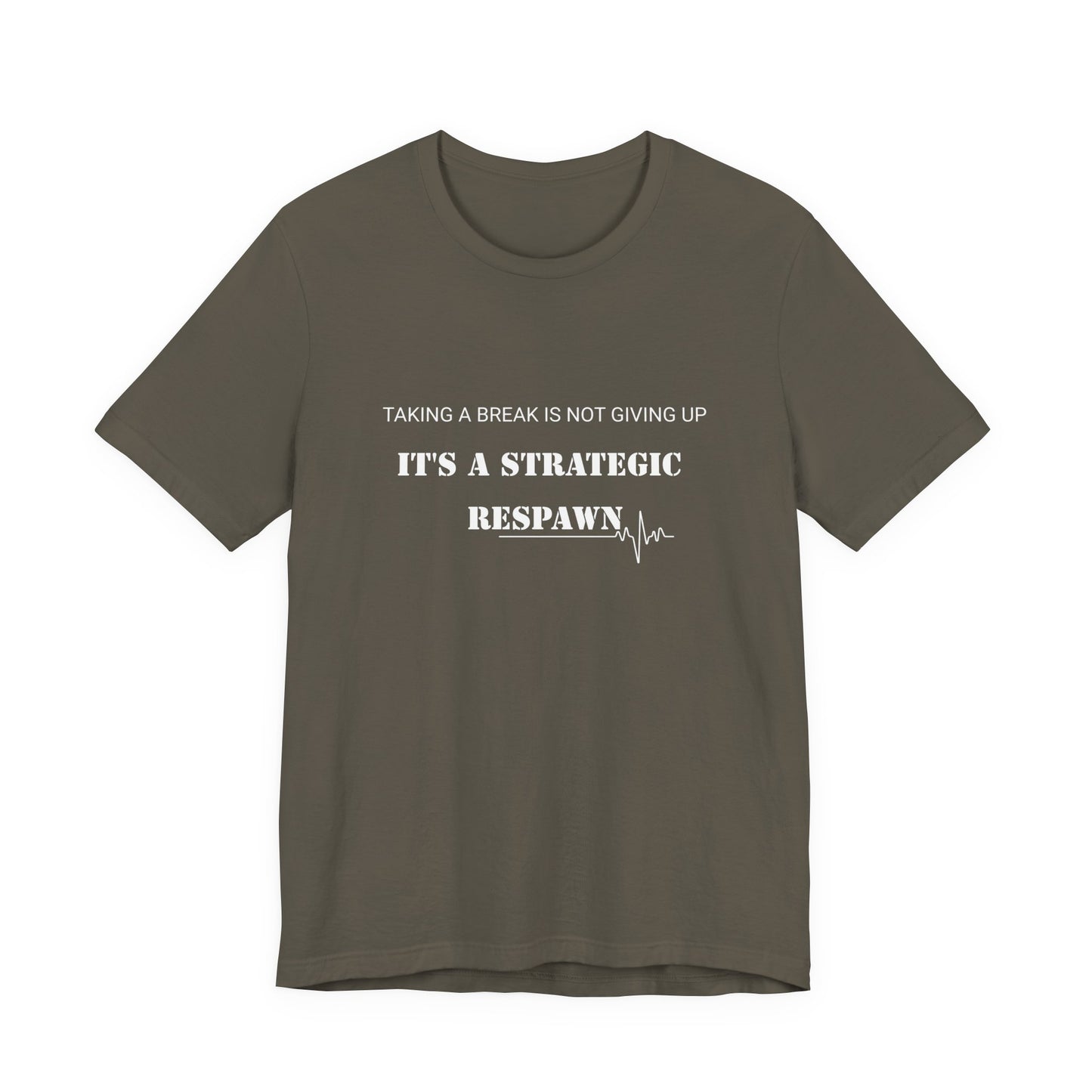 Strategic Respawn T‑Shirt – Dark