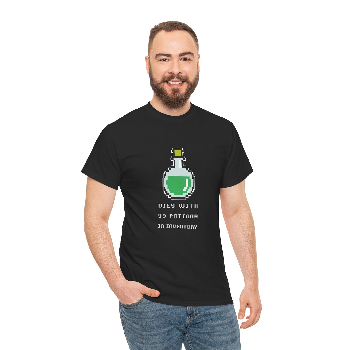 99 Potions Meme T-shirt - Dark