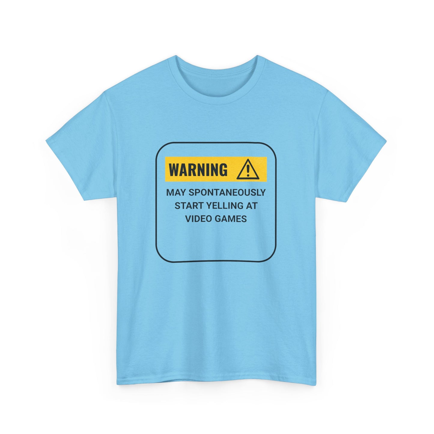 Funny Gamer Warning T‑Shirt – Light