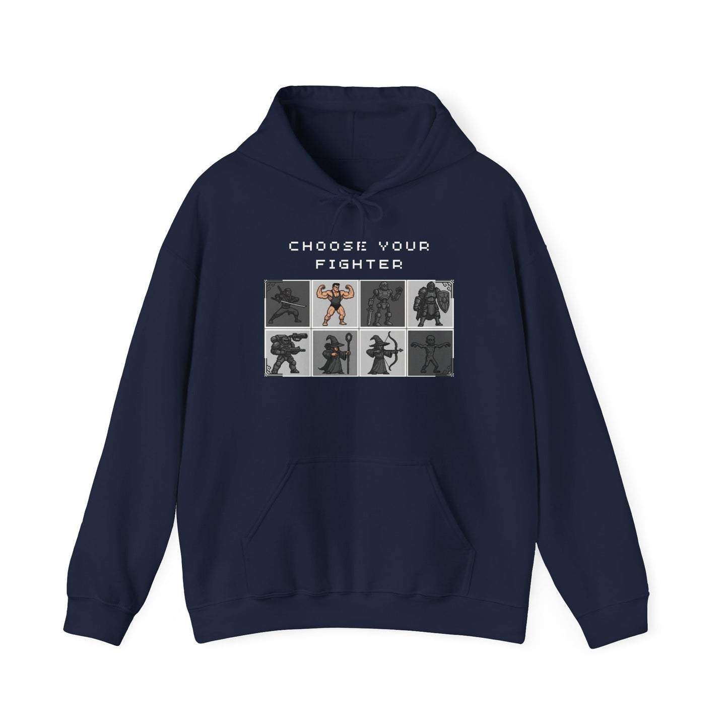 Choose Your Fighter Hoodie (Monochrome Edition)