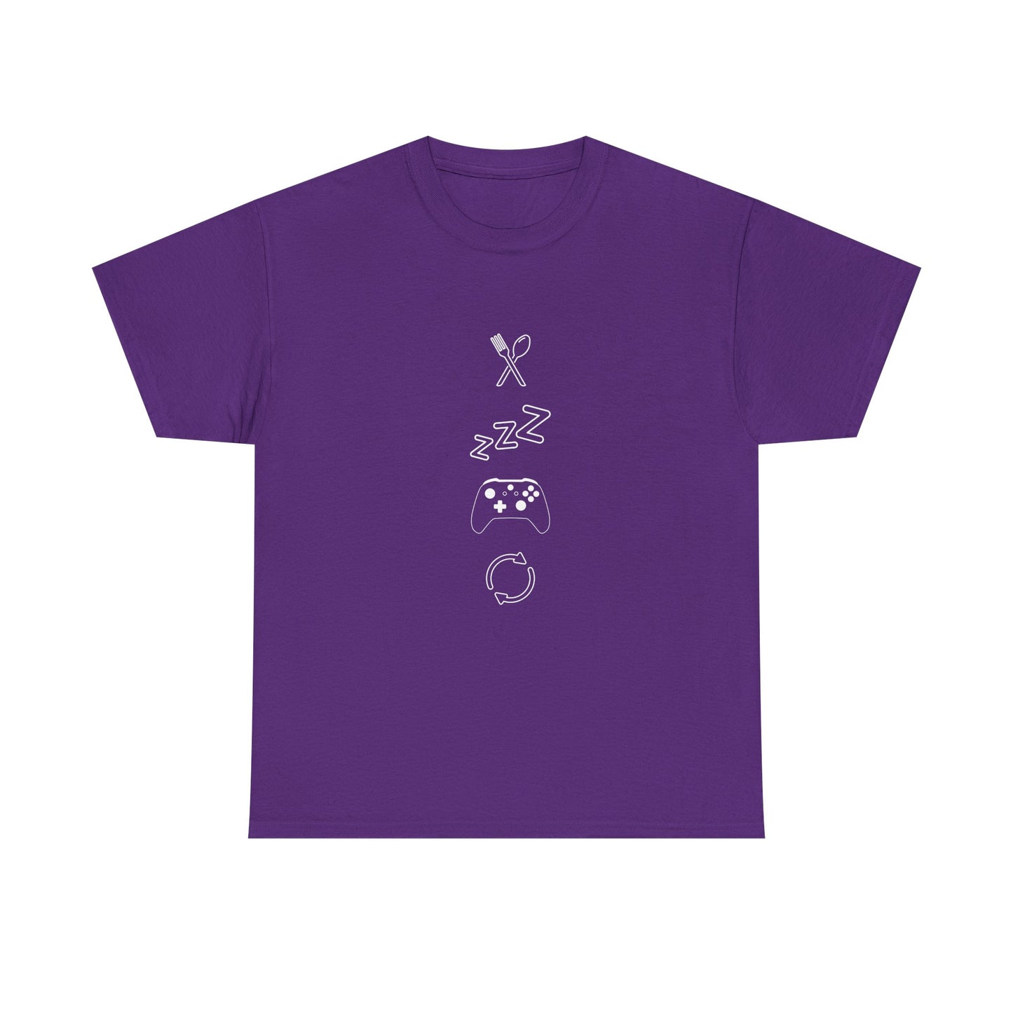 Eat Sleep Game Repeat T‑Shirt – Dark