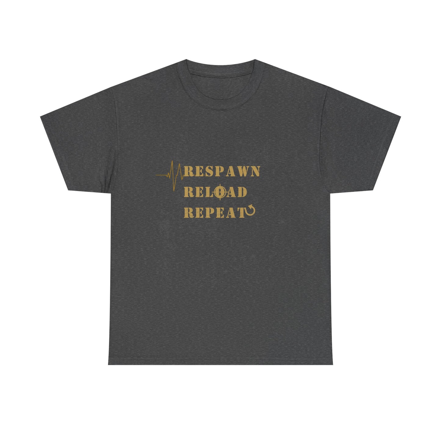 Respawn Reload Repeat T‑Shirt – Dark