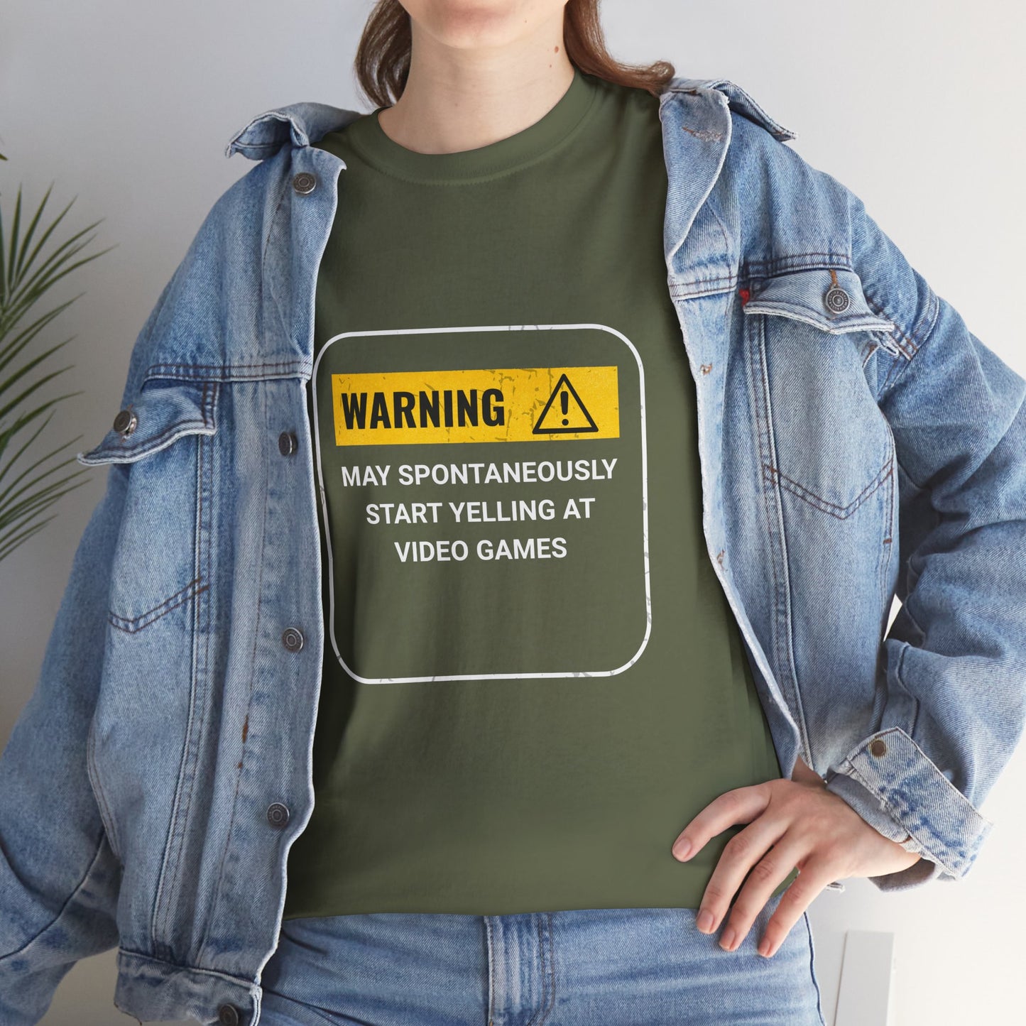 Funny Gamer Warning T‑Shirt – Dark