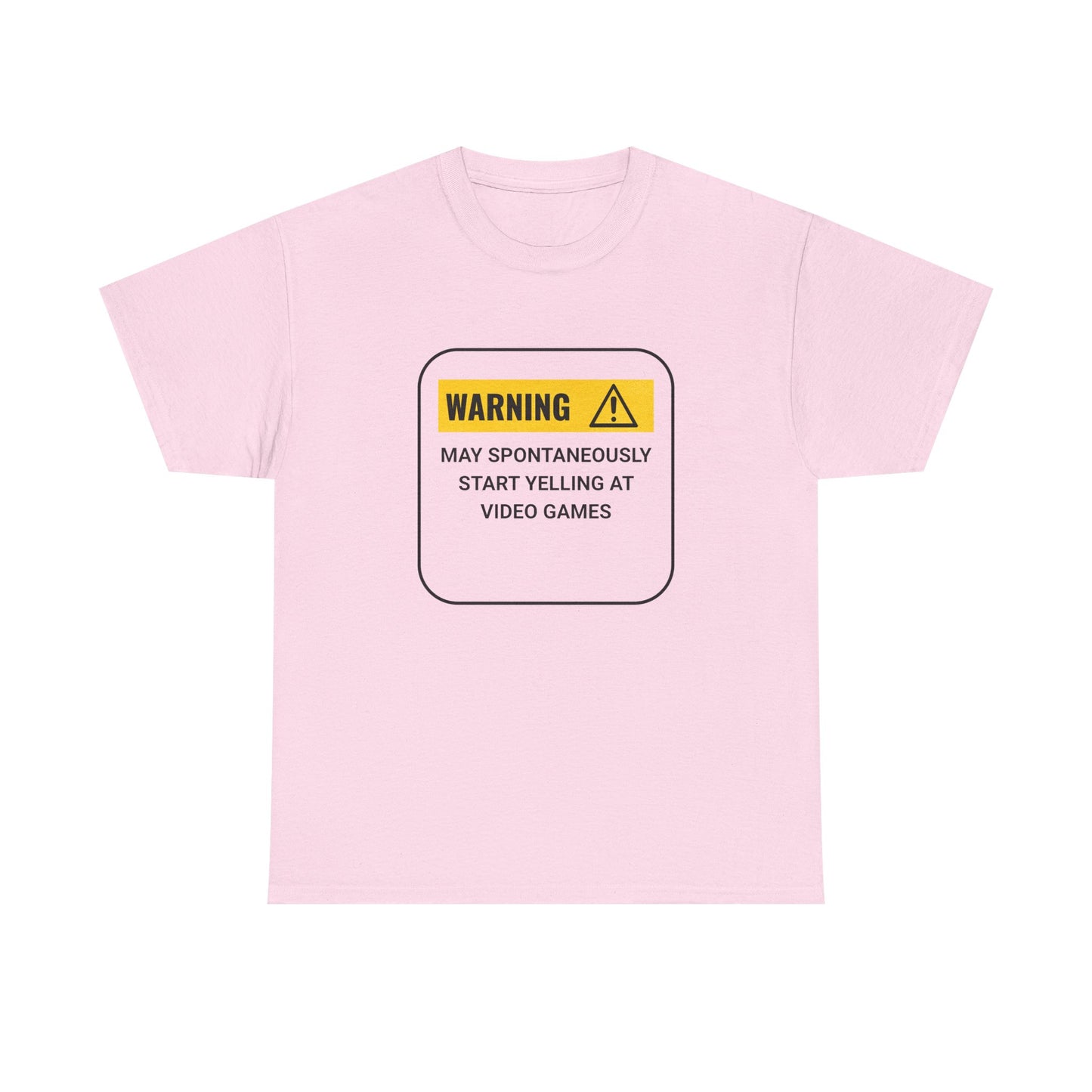 Funny Gamer Warning T‑Shirt – Light