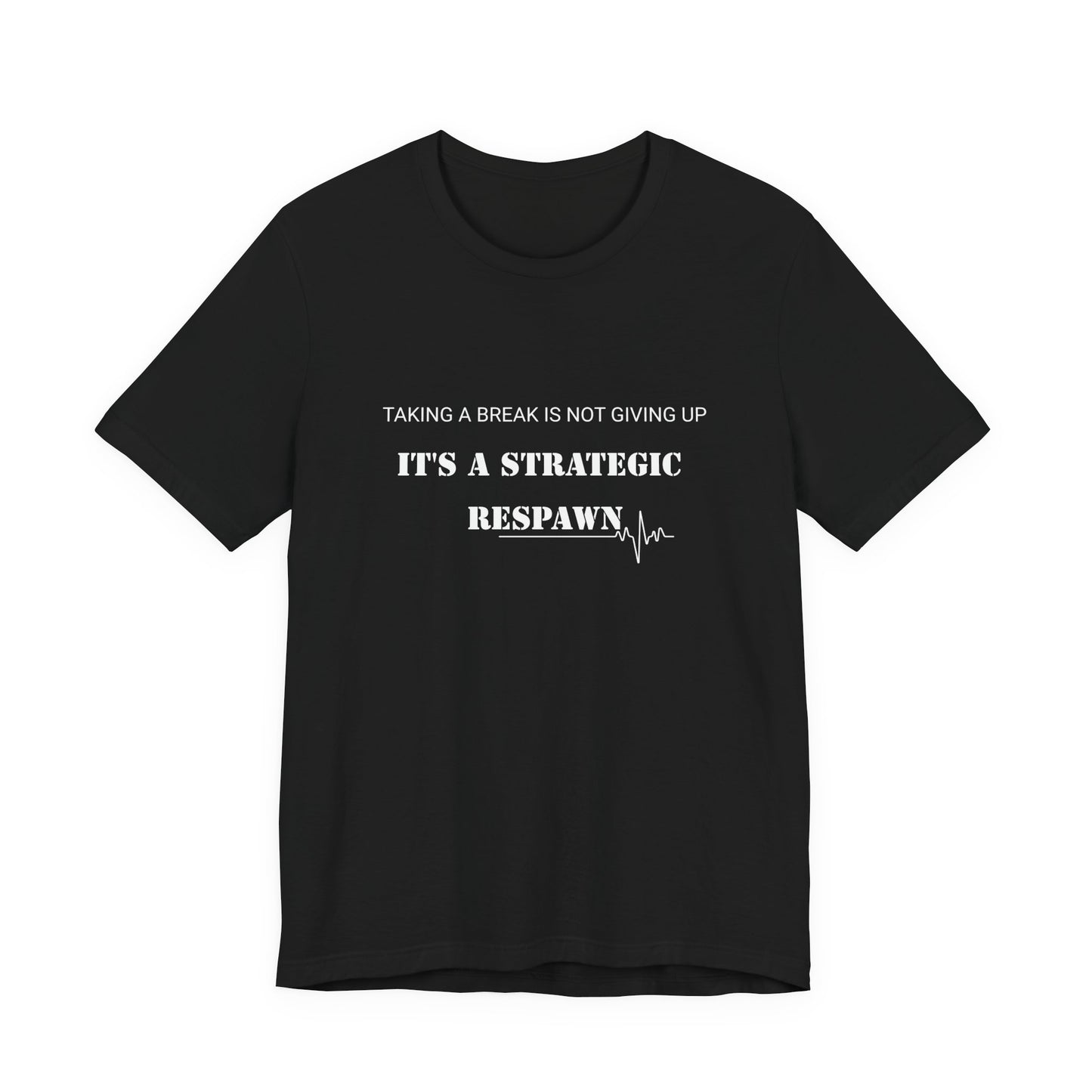 Strategic Respawn T‑Shirt – Dark