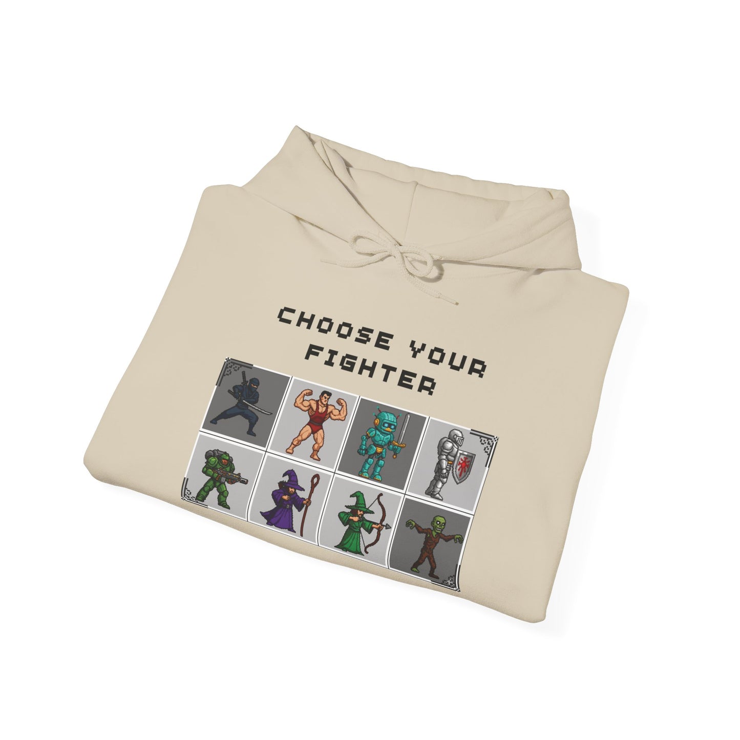 Choose Your Fighter Hoodie (16-Bit Colour Edition)