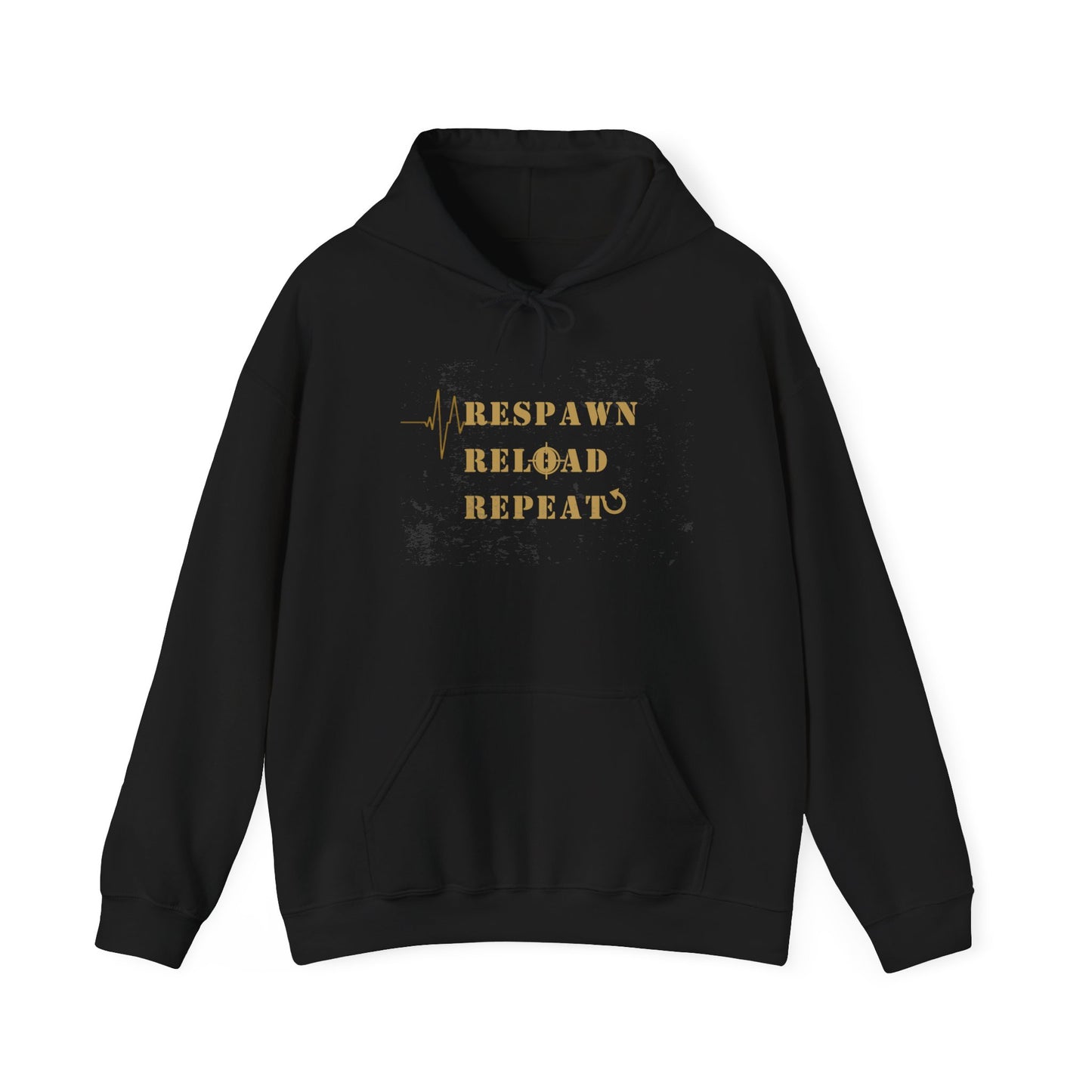 Respawn Reload Repeat Gaming Hoodie – Dark