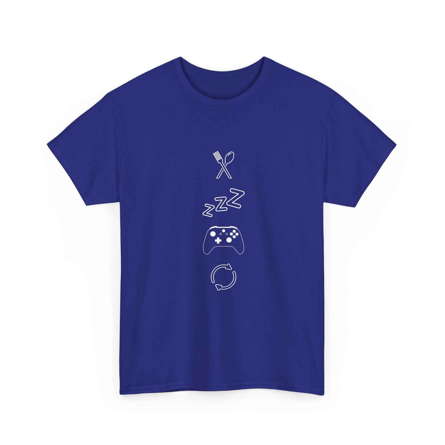 Eat Sleep Game Repeat T‑Shirt – Dark