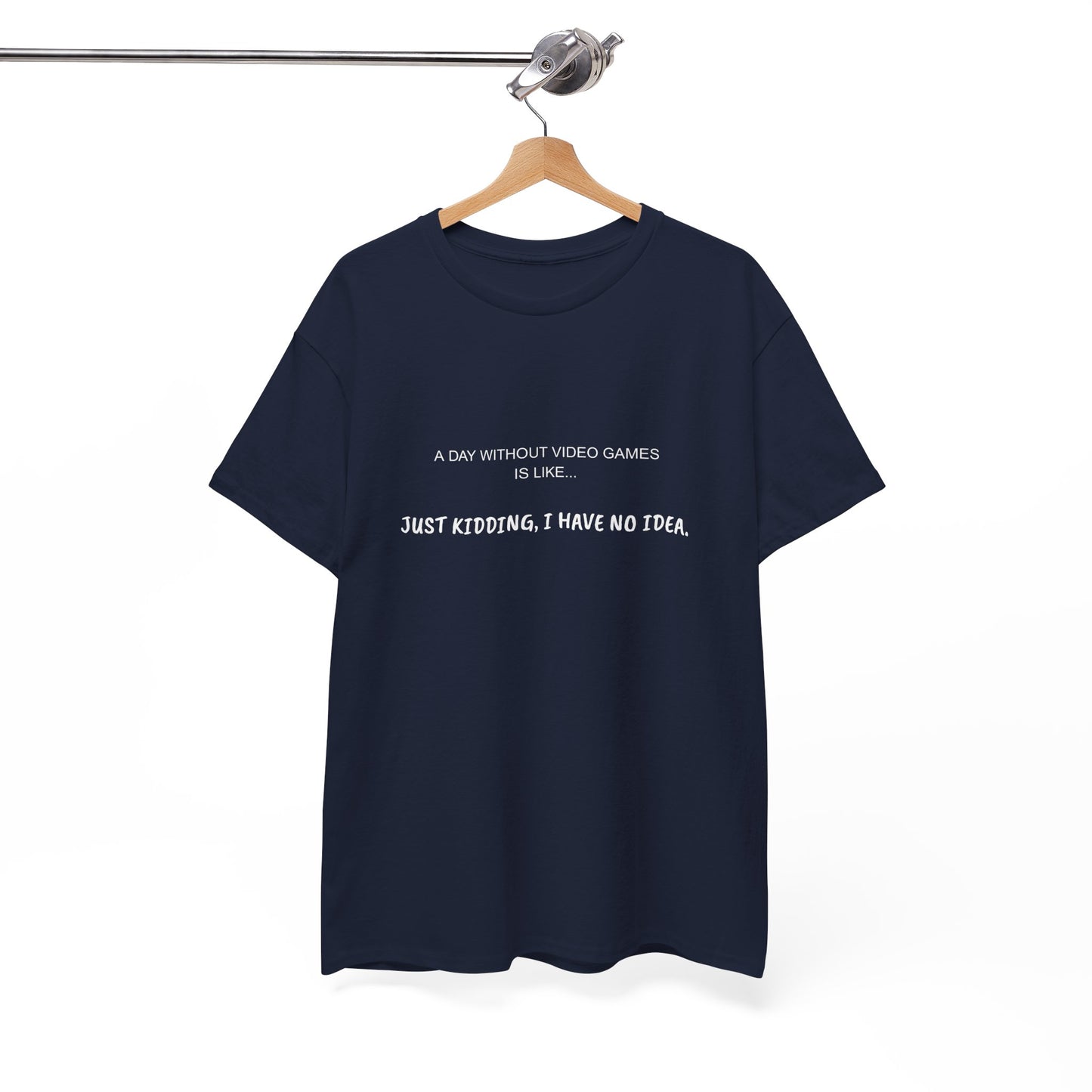A Day Without Video Games T‑Shirt – Dark