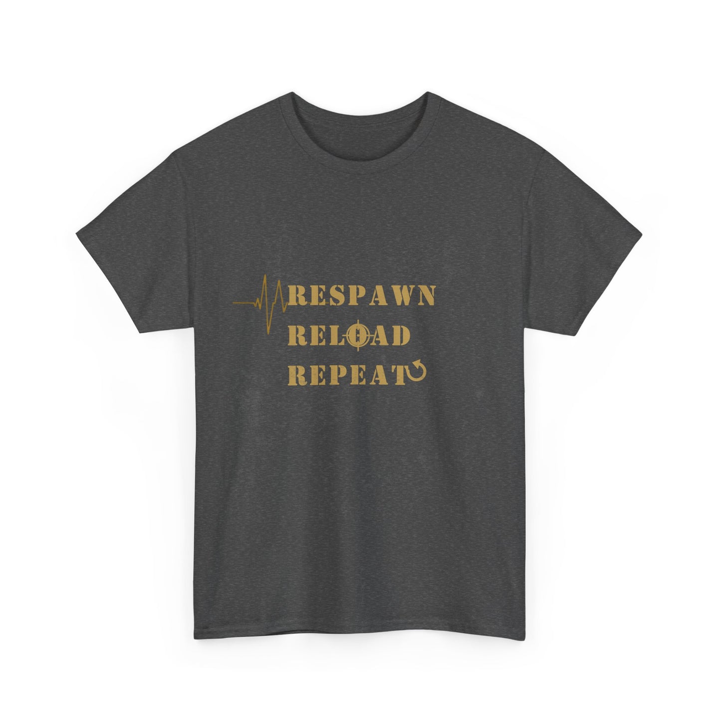 Respawn Reload Repeat T‑Shirt – Dark