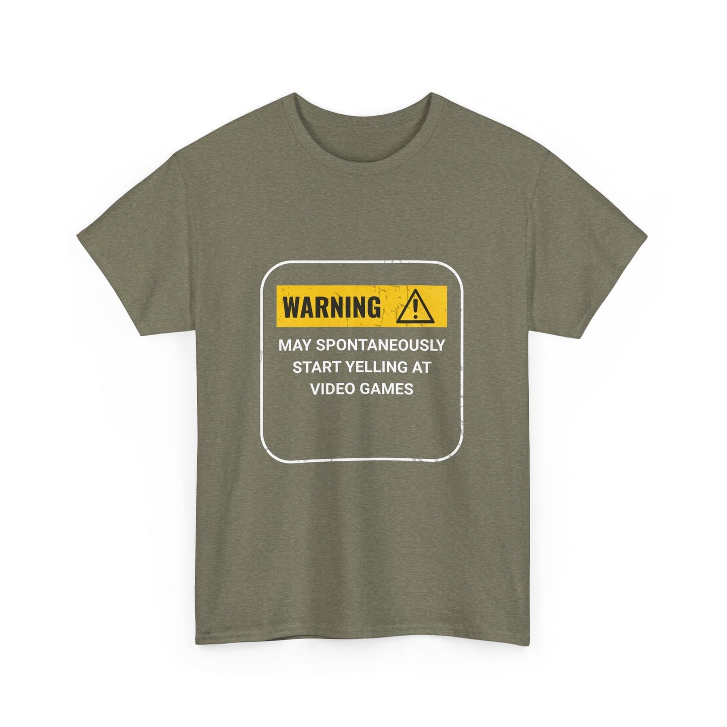 Funny Gamer Warning T‑Shirt – Dark
