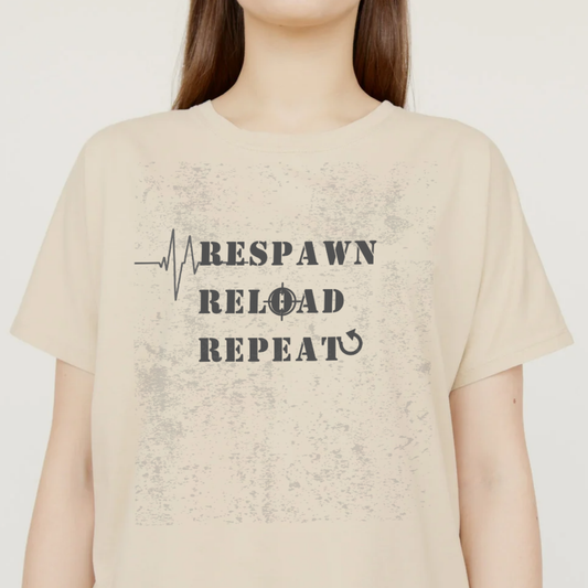 Respawn Reload Repeat T‑Shirt – Light