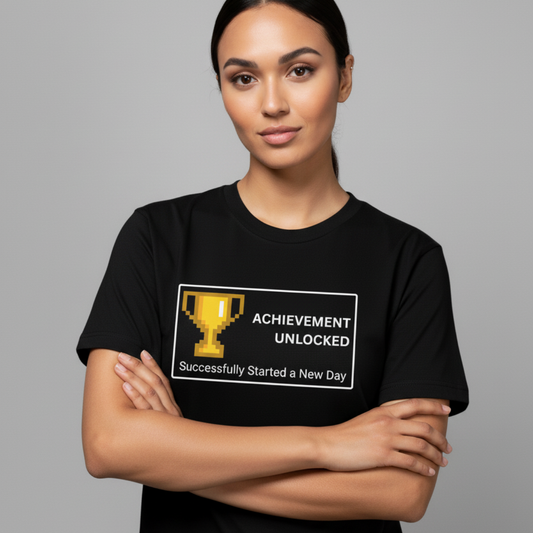 Achievement Unlocked T‑Shirt – Dark