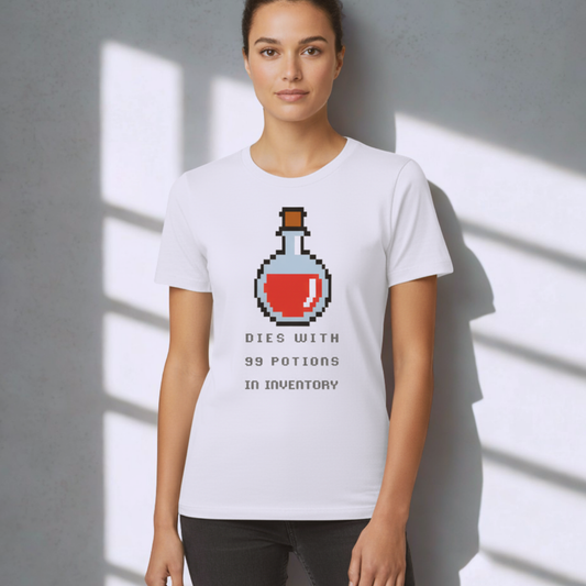 99 Potions Meme T-Shirt - Light