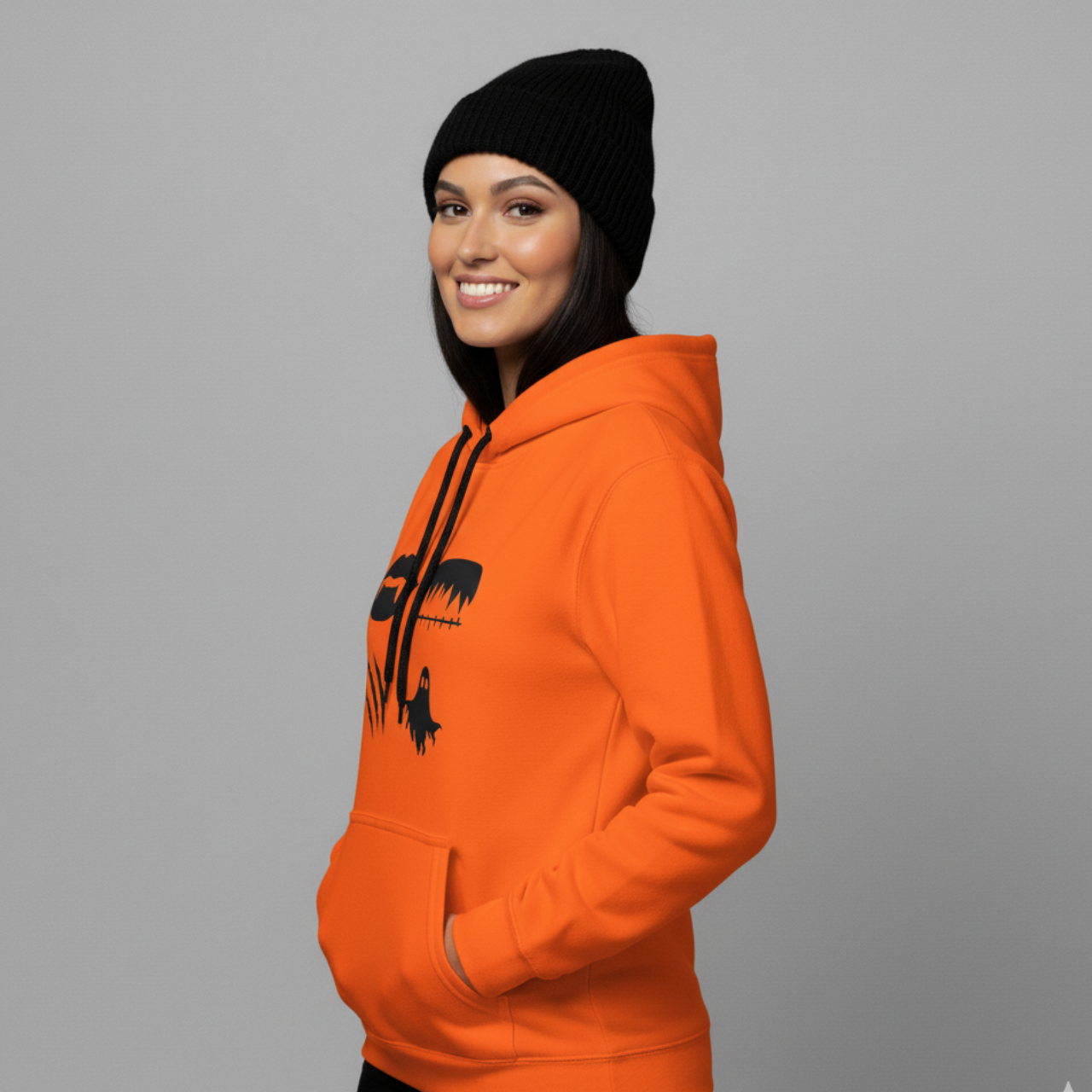 Minimalist Horror Icons Hoodie