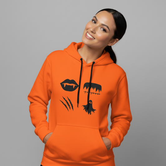 Minimalist Horror Icons Hoodie